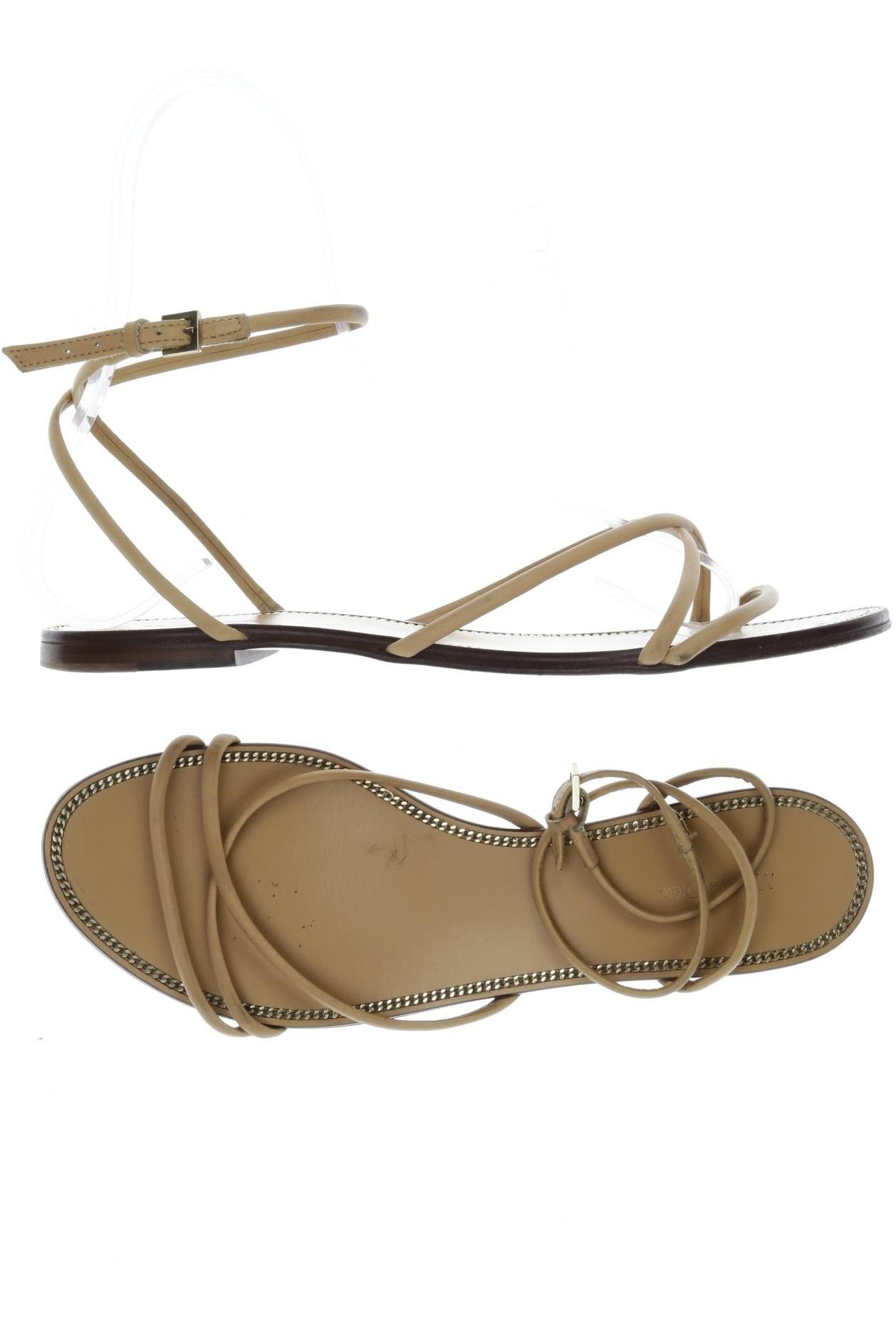 

Massimo Dutti Damen Sandale, beige, Gr. 38