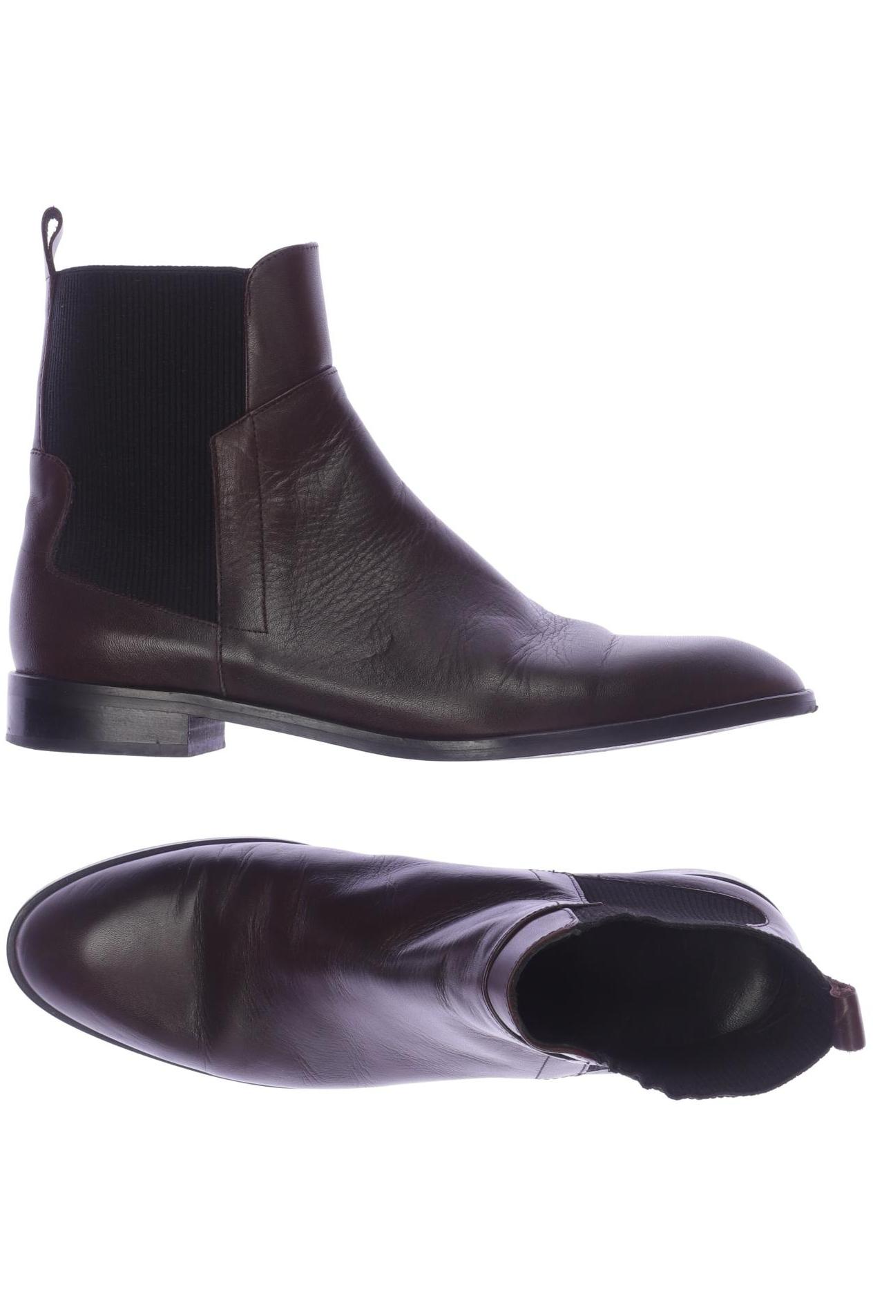 

Massimo Dutti Damen Stiefelette, bordeaux, Gr. 41