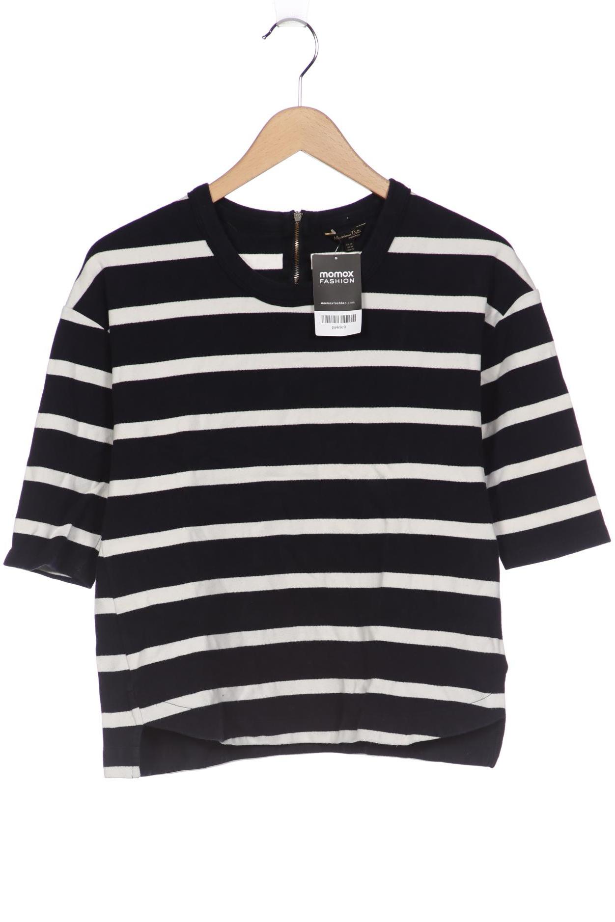 

Massimo Dutti Damen Langarmshirt, marineblau, Gr. 34