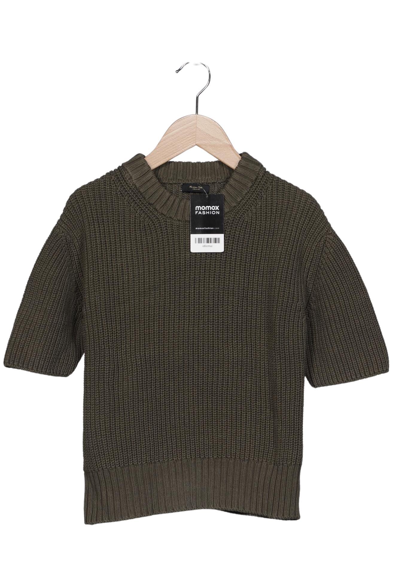 

Massimo Dutti Damen Pullover, grün, Gr. 38