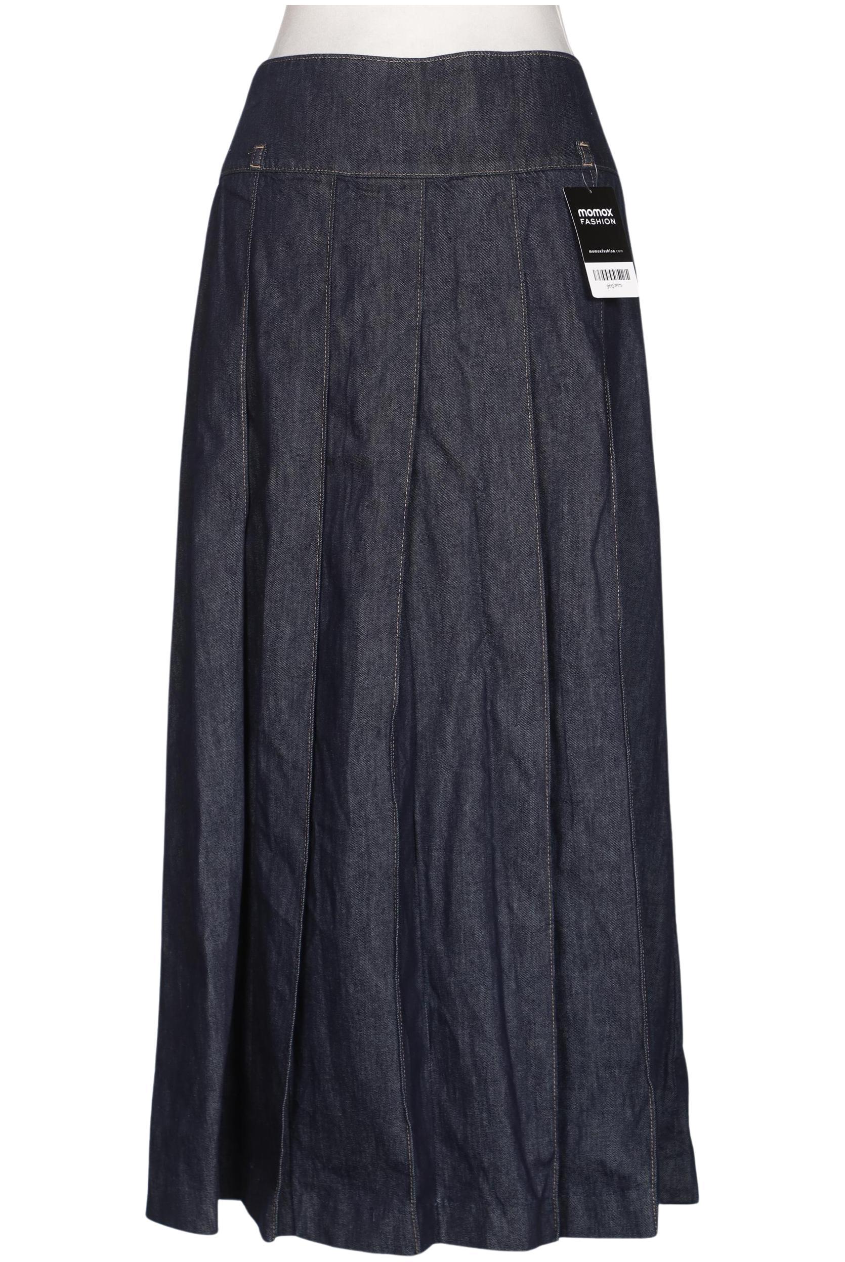 

Massimo Dutti Damen Rock, marineblau, Gr. 36