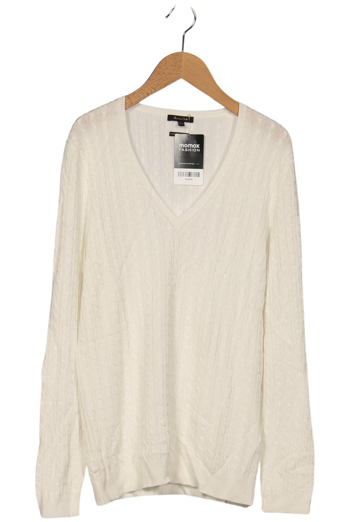 

Massimo Dutti Damen Pullover, cremeweiß, Gr. 38