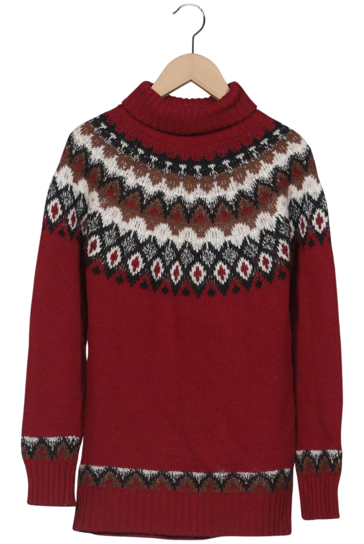 

Massimo Dutti Damen Pullover, bordeaux, Gr. 34