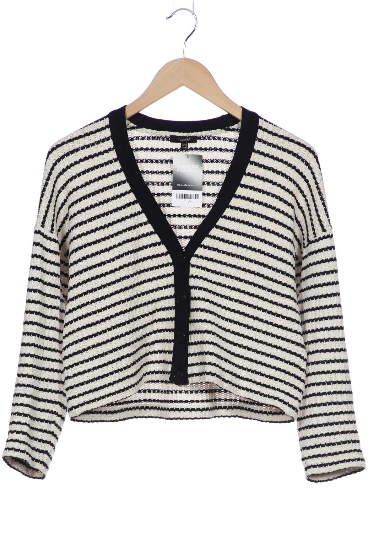 

Massimo Dutti Damen Strickjacke, cremeweiß, Gr. 34
