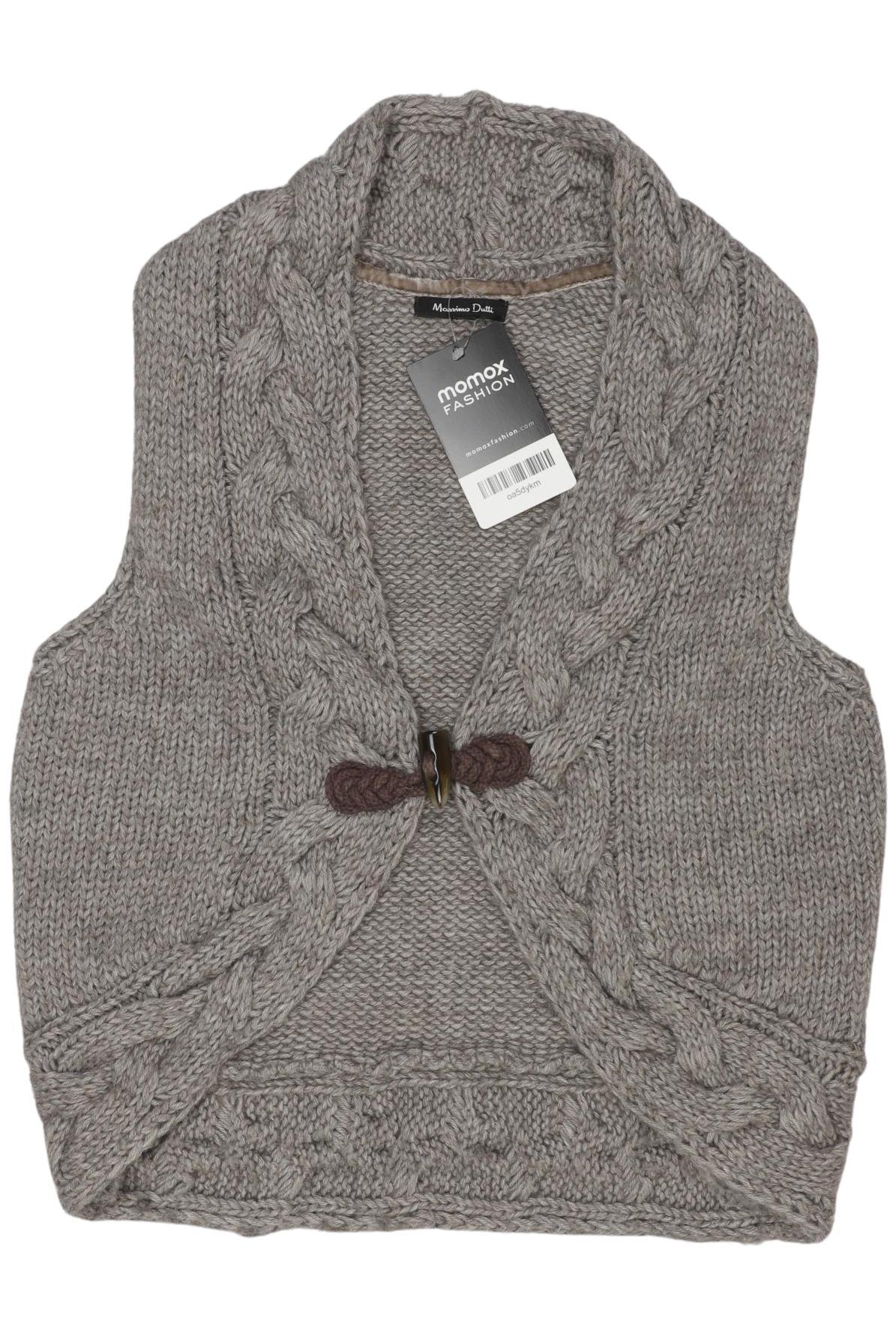 

Massimo Dutti Damen Strickjacke, grau, Gr. 36