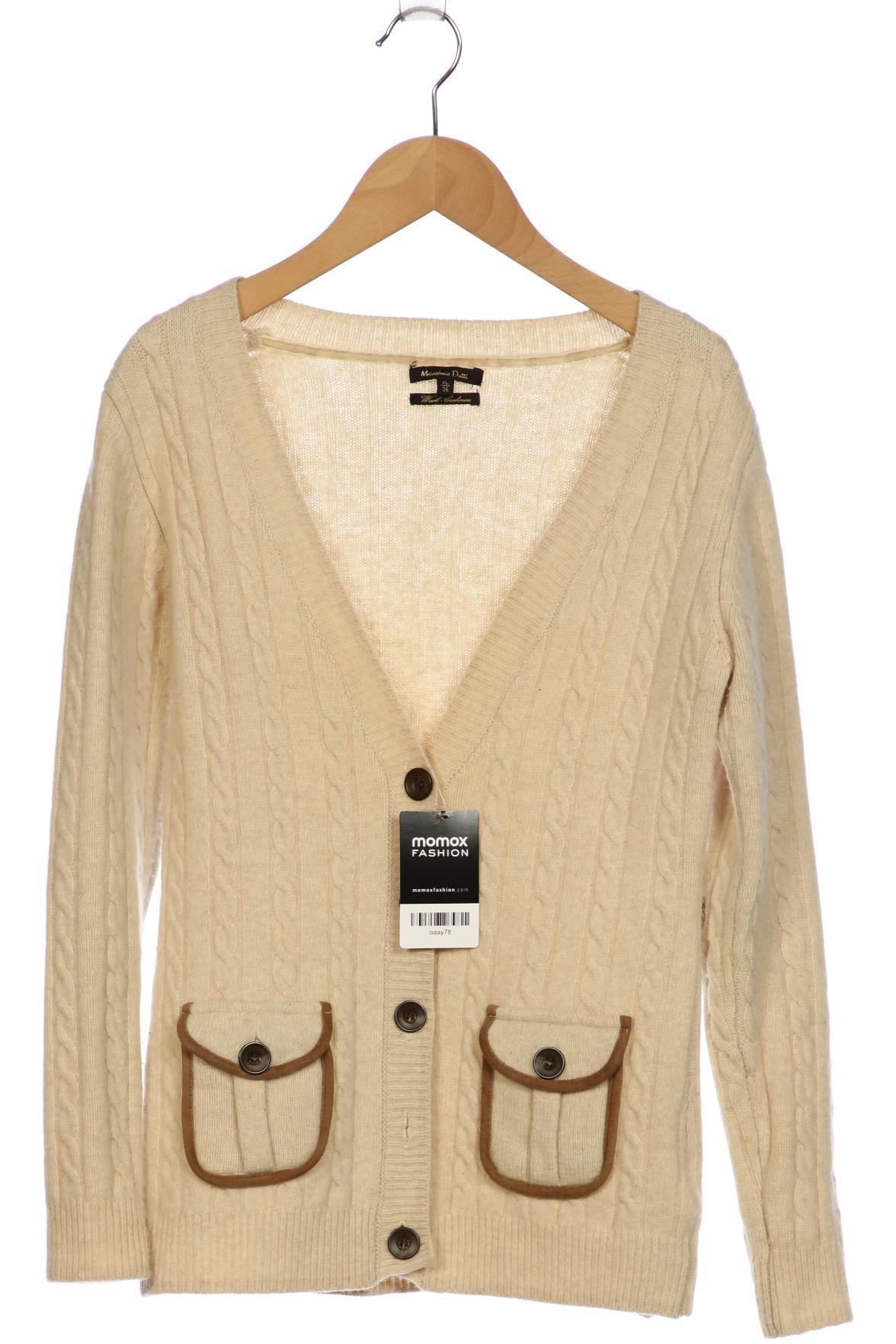 

Massimo Dutti Damen Strickjacke, beige, Gr. 44