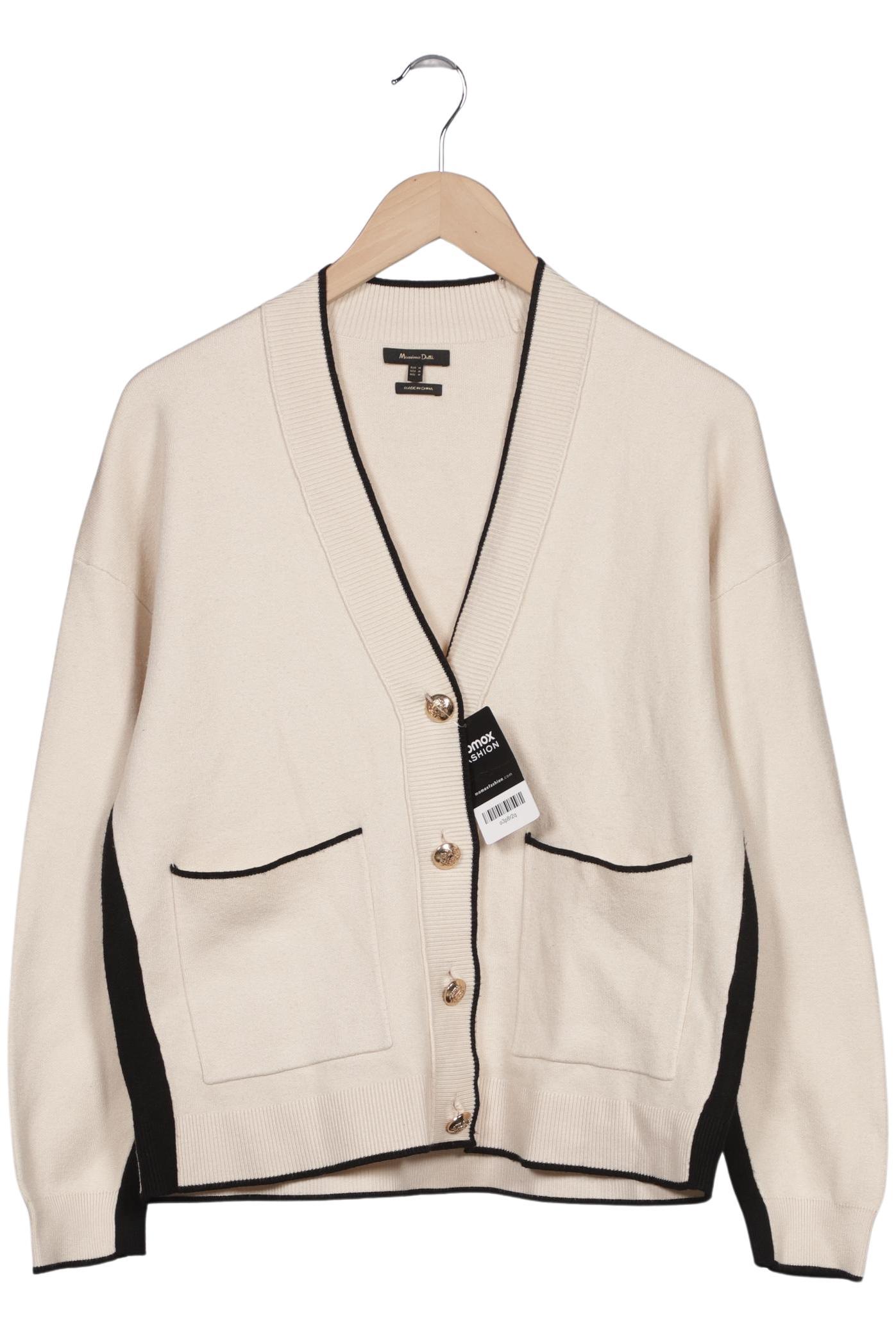 

Massimo Dutti Damen Strickjacke, beige, Gr. 38