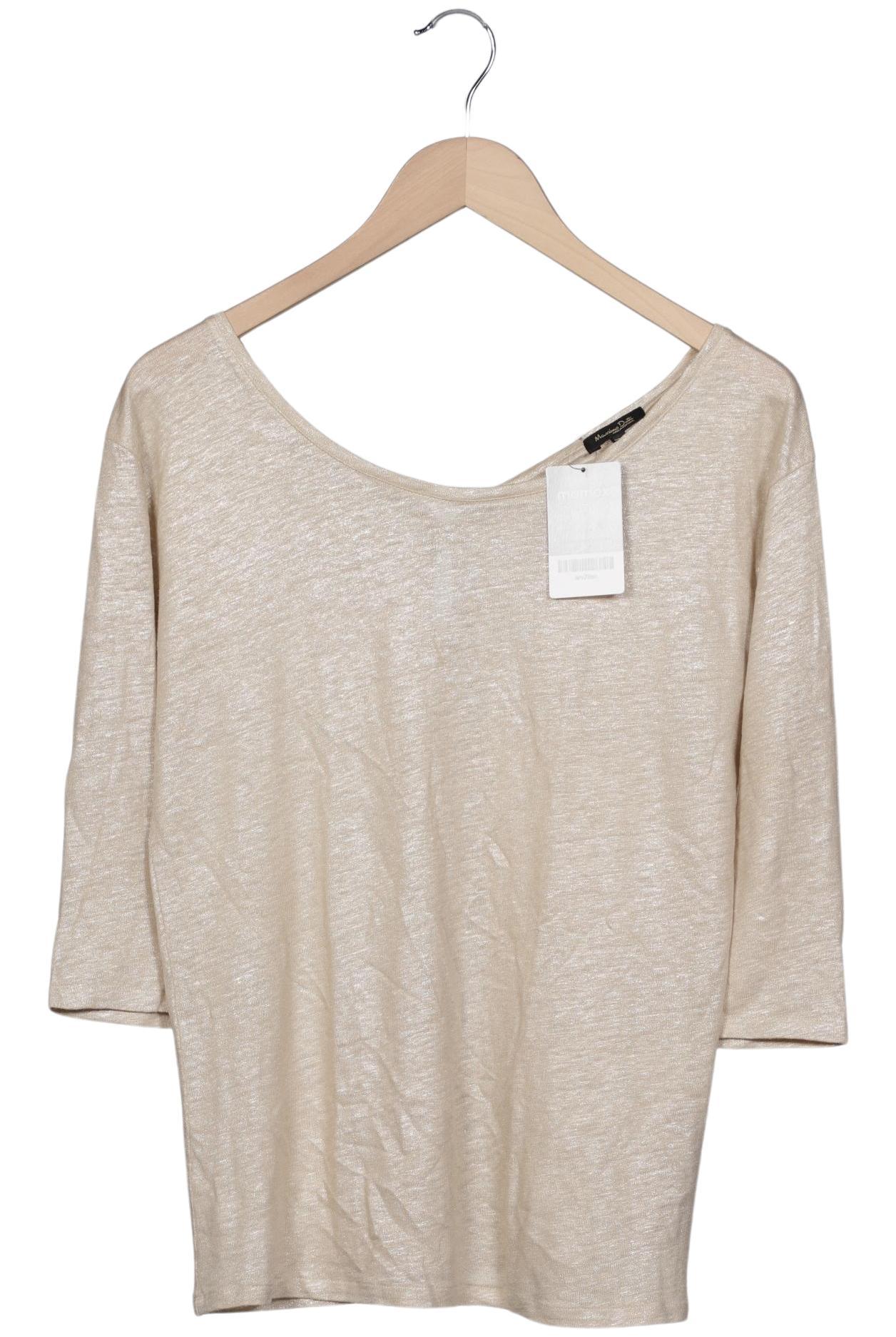 

Massimo Dutti Damen Langarmshirt, beige, Gr. 38