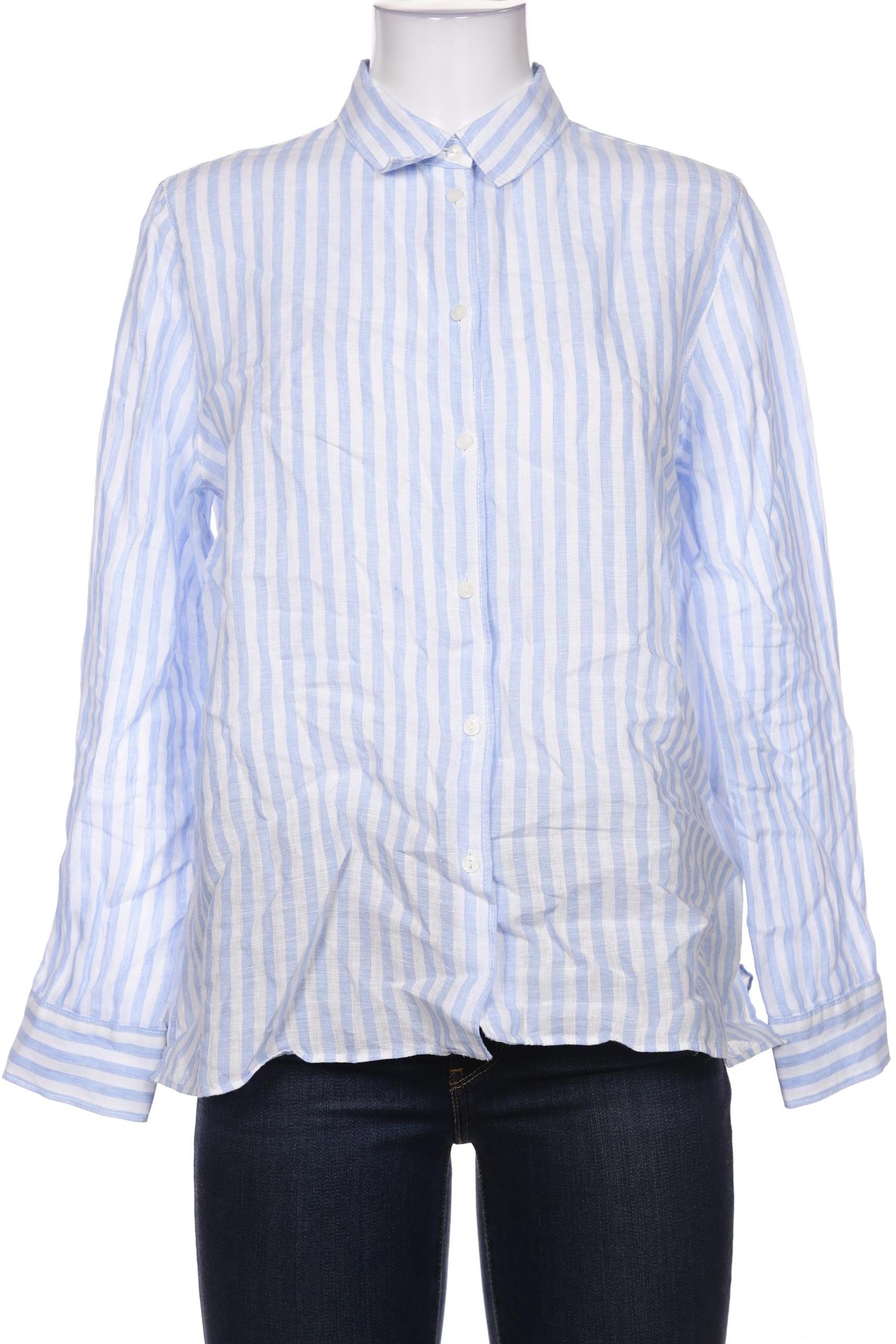 

Massimo Dutti Damen Bluse, blau, Gr. 40