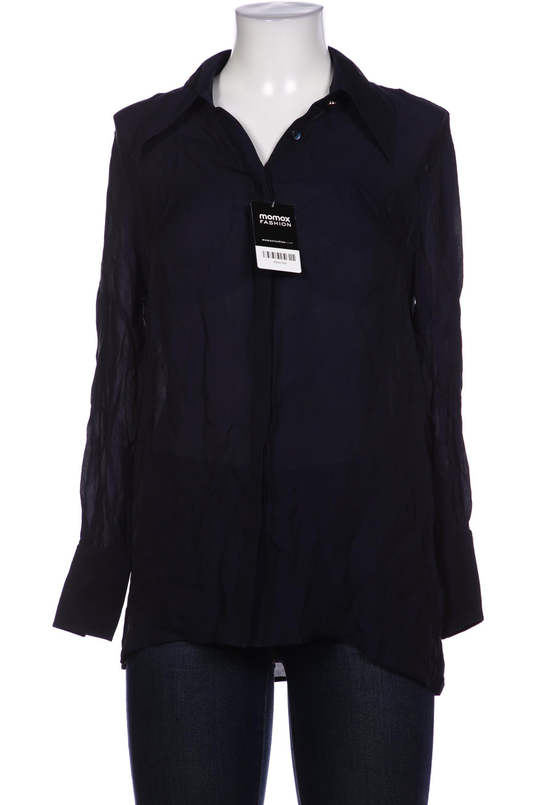 

Massimo Dutti Damen Bluse, marineblau, Gr. 38
