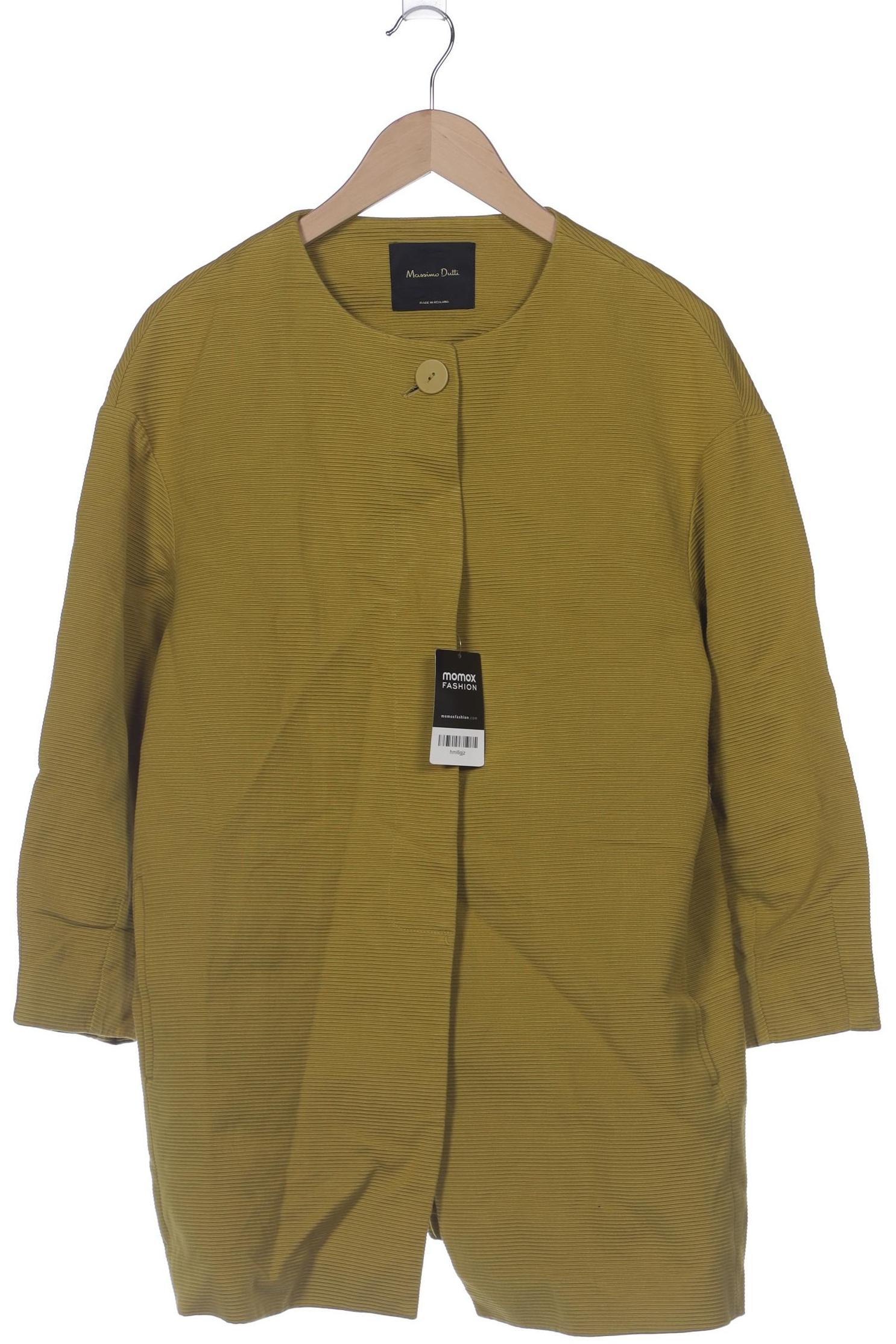 

Massimo Dutti Damen Mantel, gelb, Gr. 38