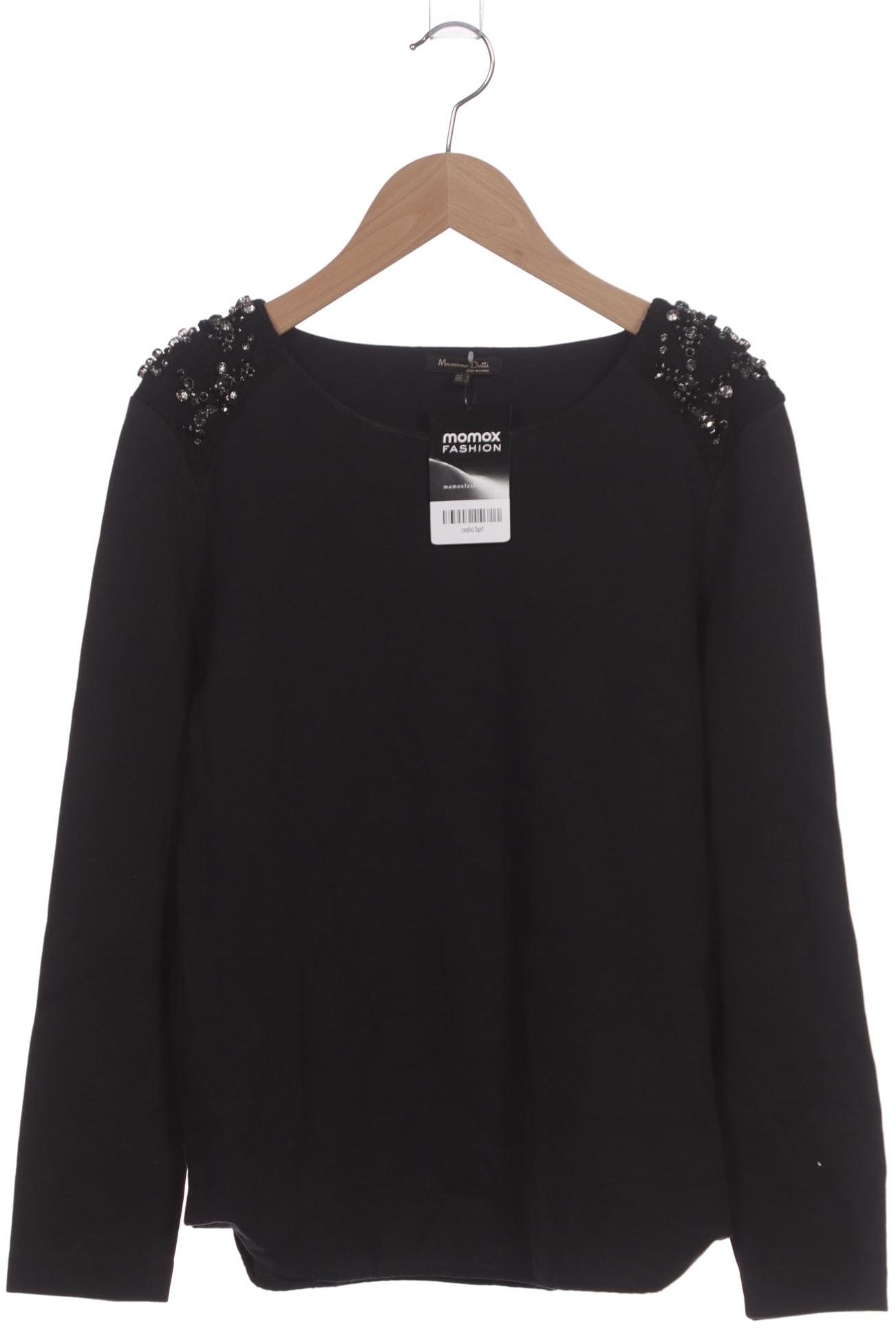 

Massimo Dutti Damen Langarmshirt, schwarz, Gr. 36