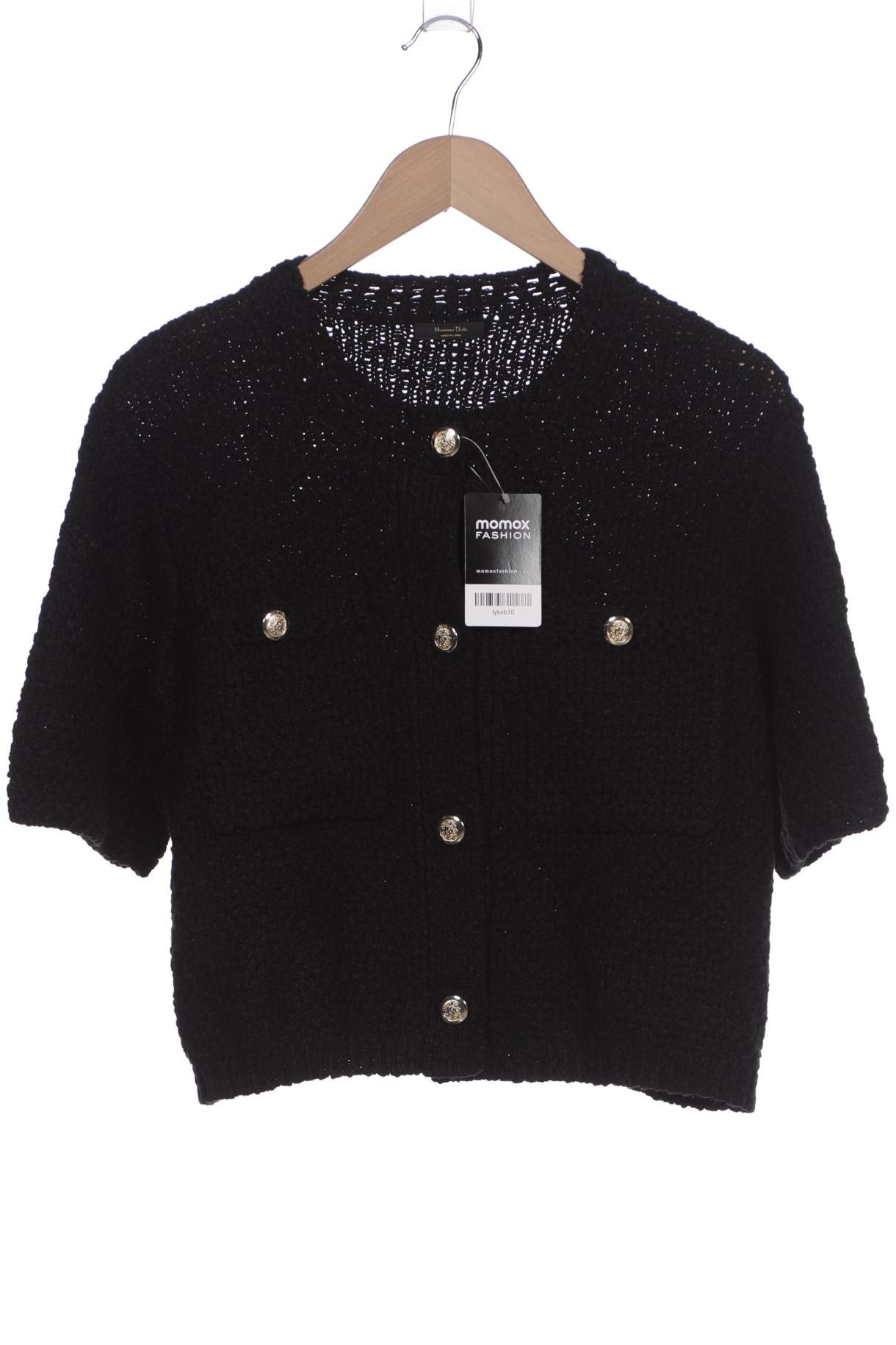 

Massimo Dutti Damen Strickjacke, schwarz, Gr. 36