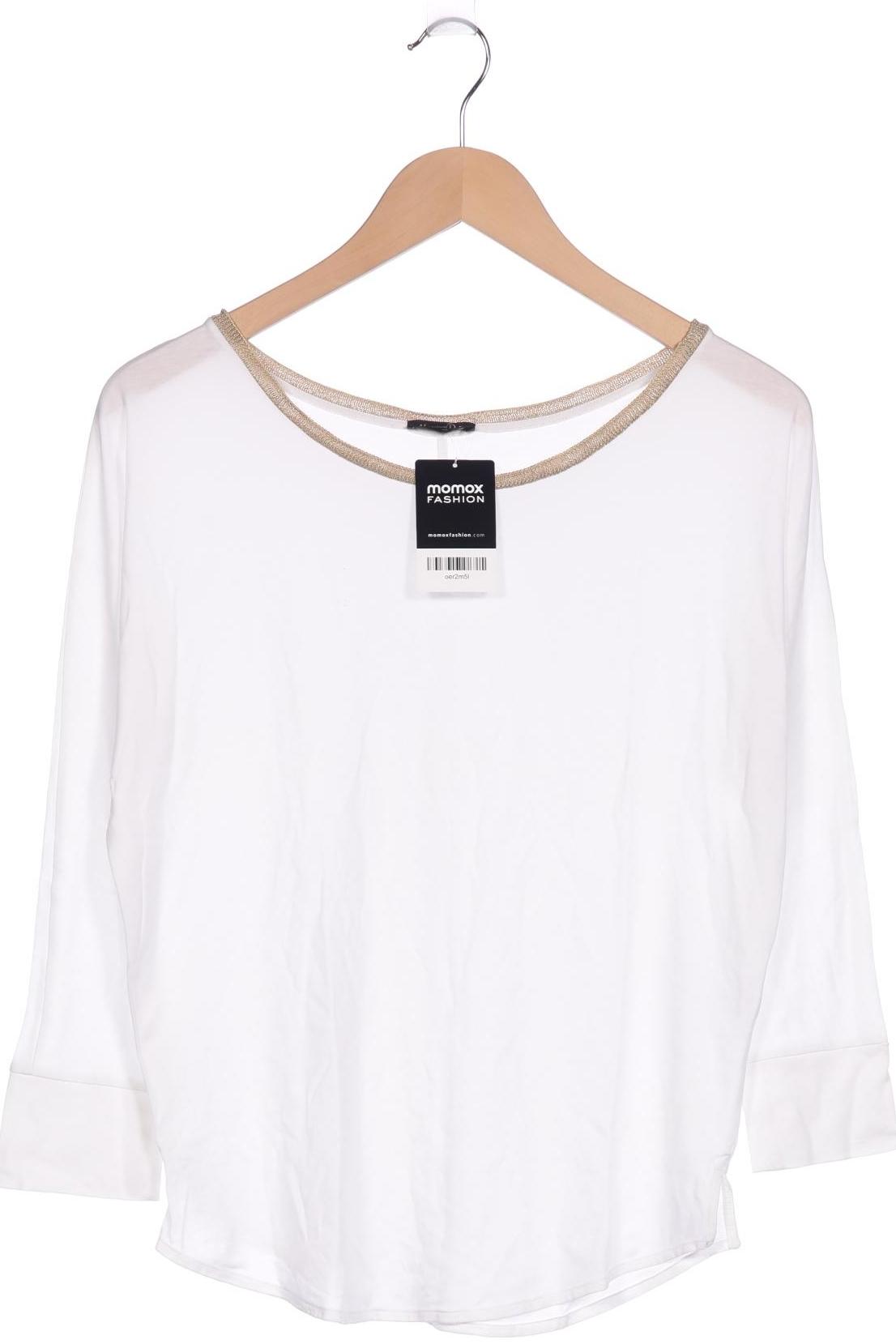 

Massimo Dutti Damen Langarmshirt, weiß, Gr. 38