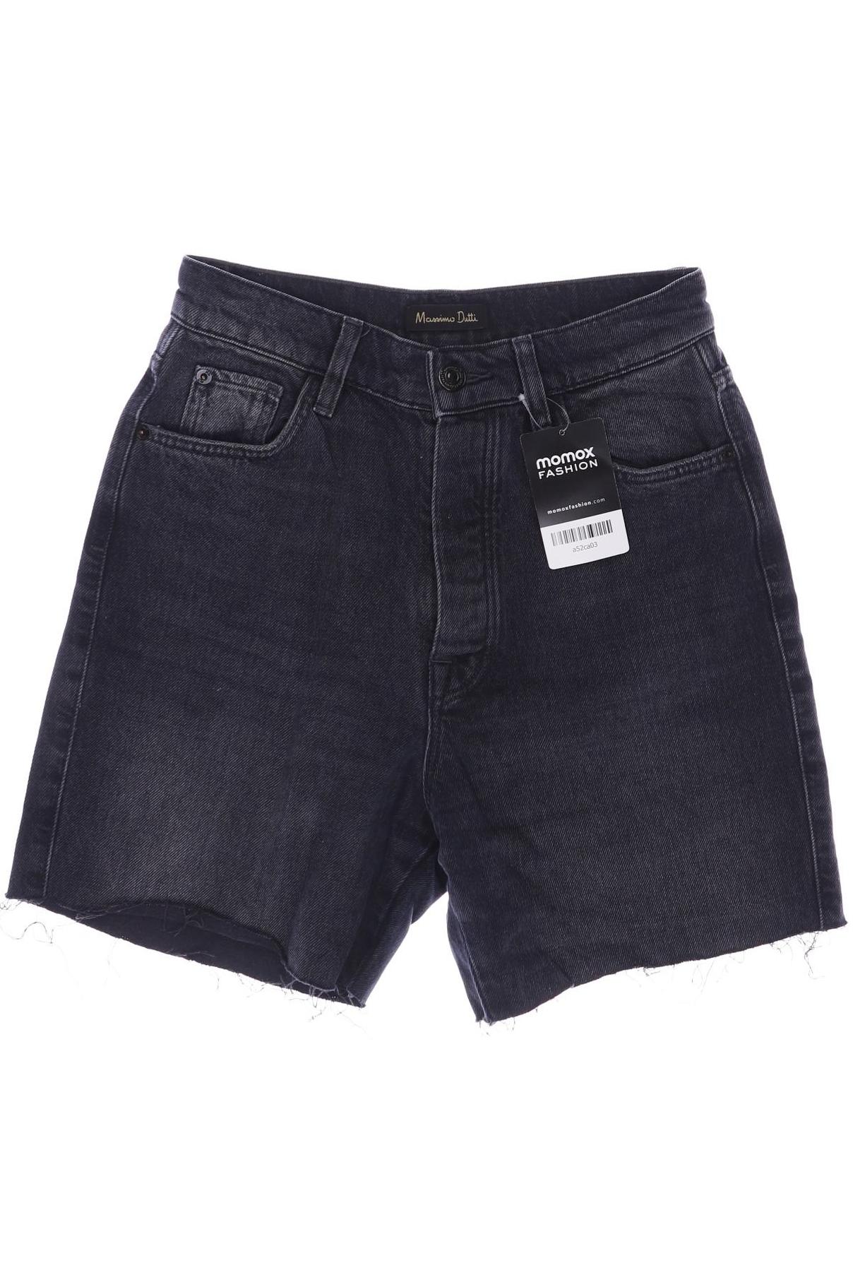 

Massimo Dutti Damen Shorts, schwarz, Gr. 34