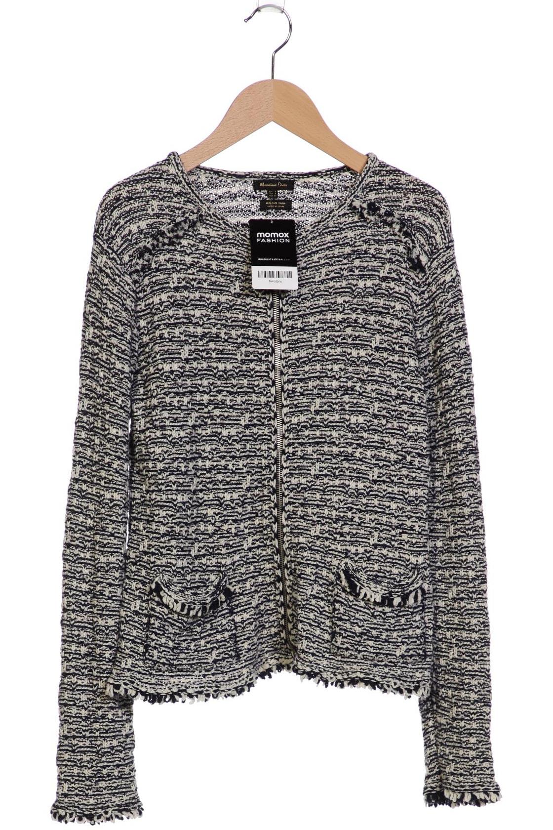 

Massimo Dutti Damen Strickjacke, weiß, Gr. 36