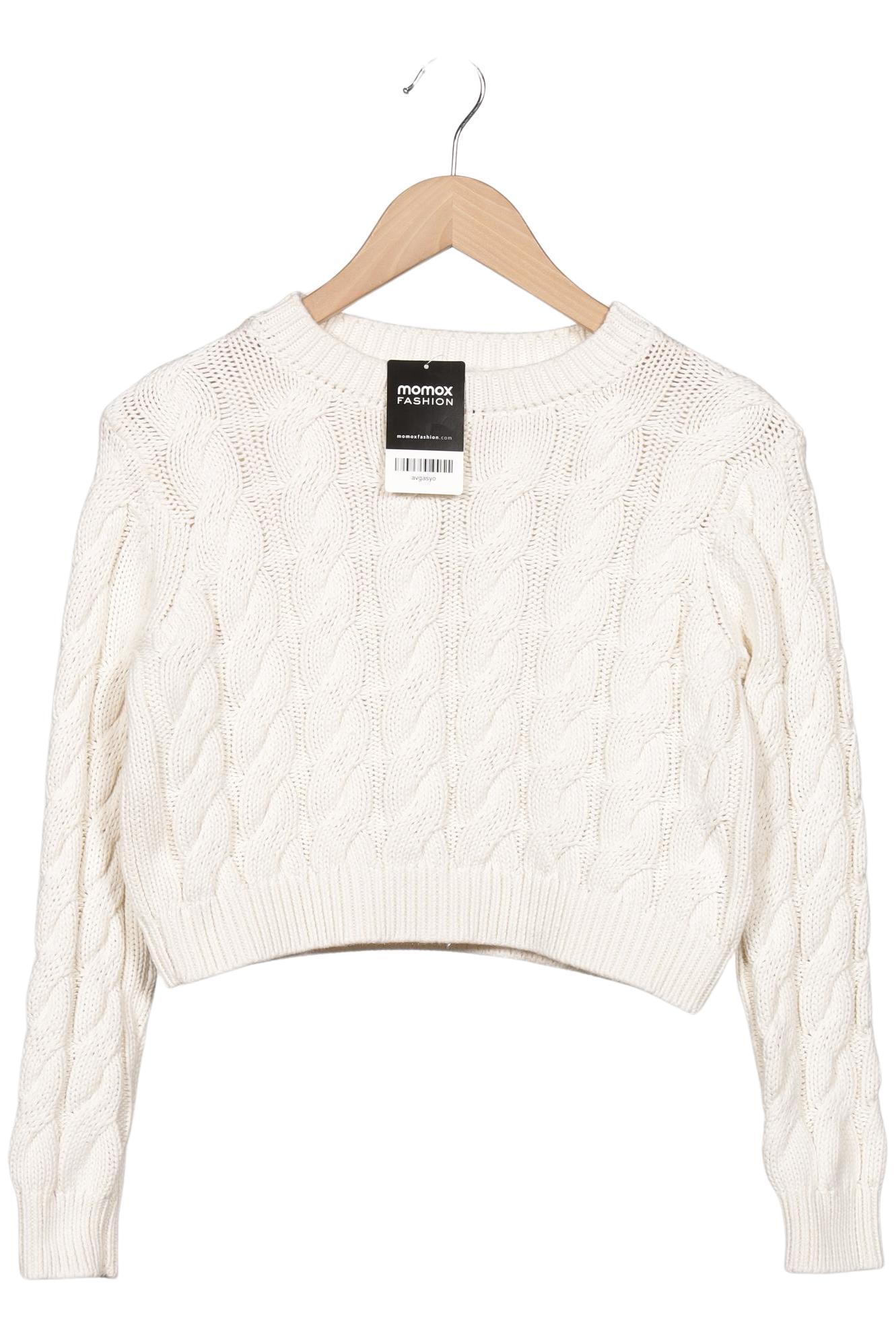 

Massimo Dutti Damen Pullover, cremeweiß, Gr. 34