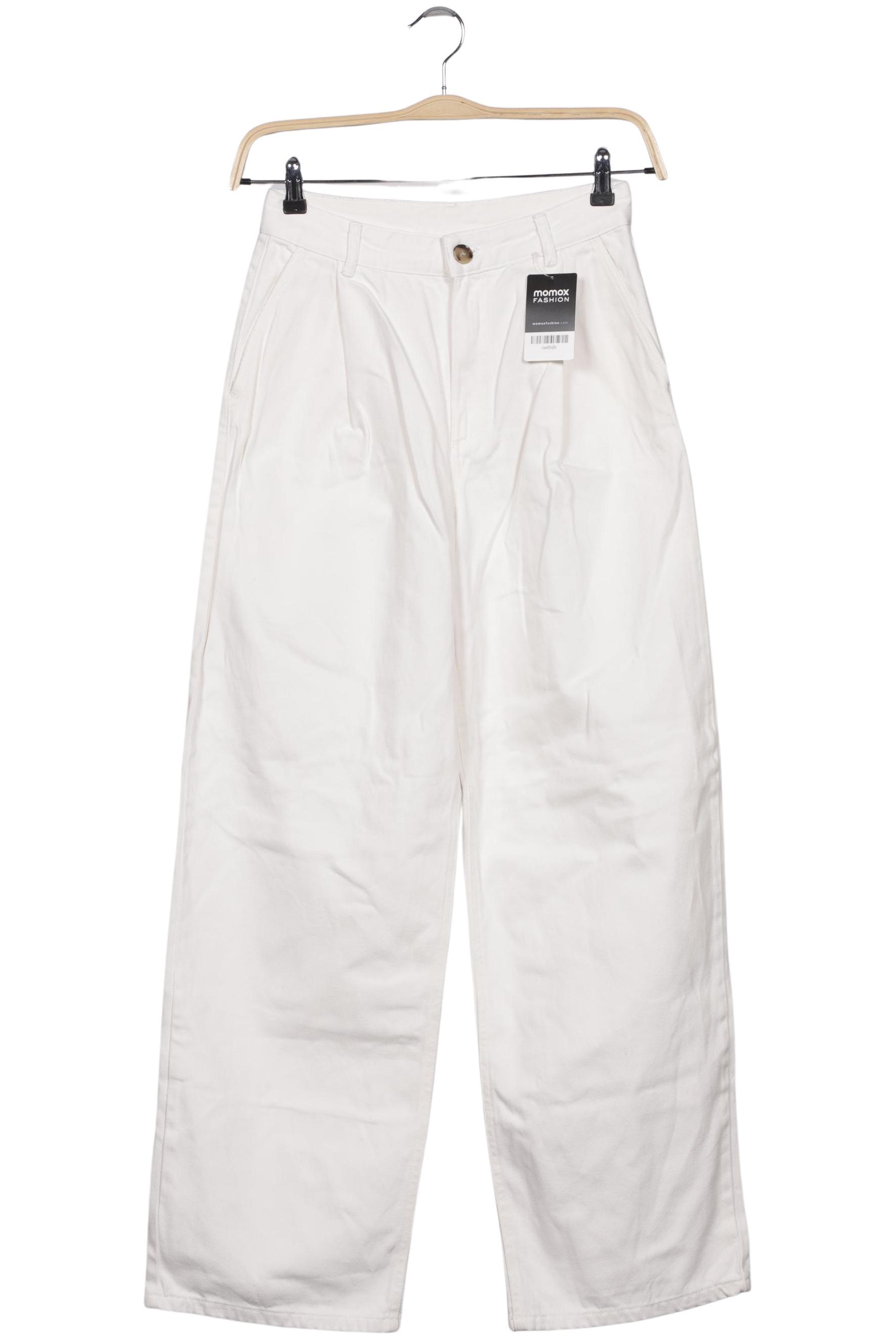 

Massimo Dutti Damen Stoffhose, weiß, Gr. 34