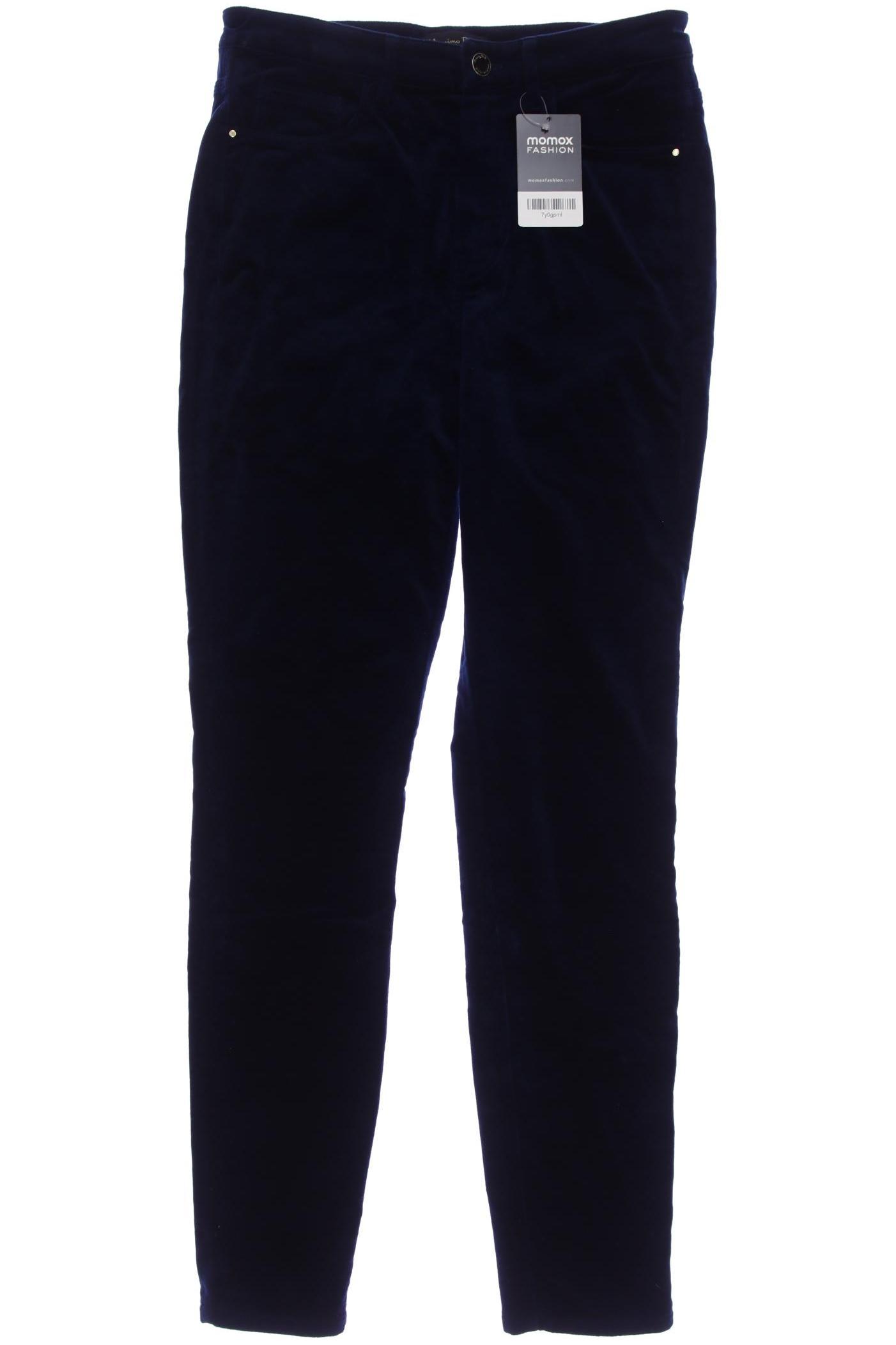 

Massimo Dutti Damen Stoffhose, marineblau, Gr. 38