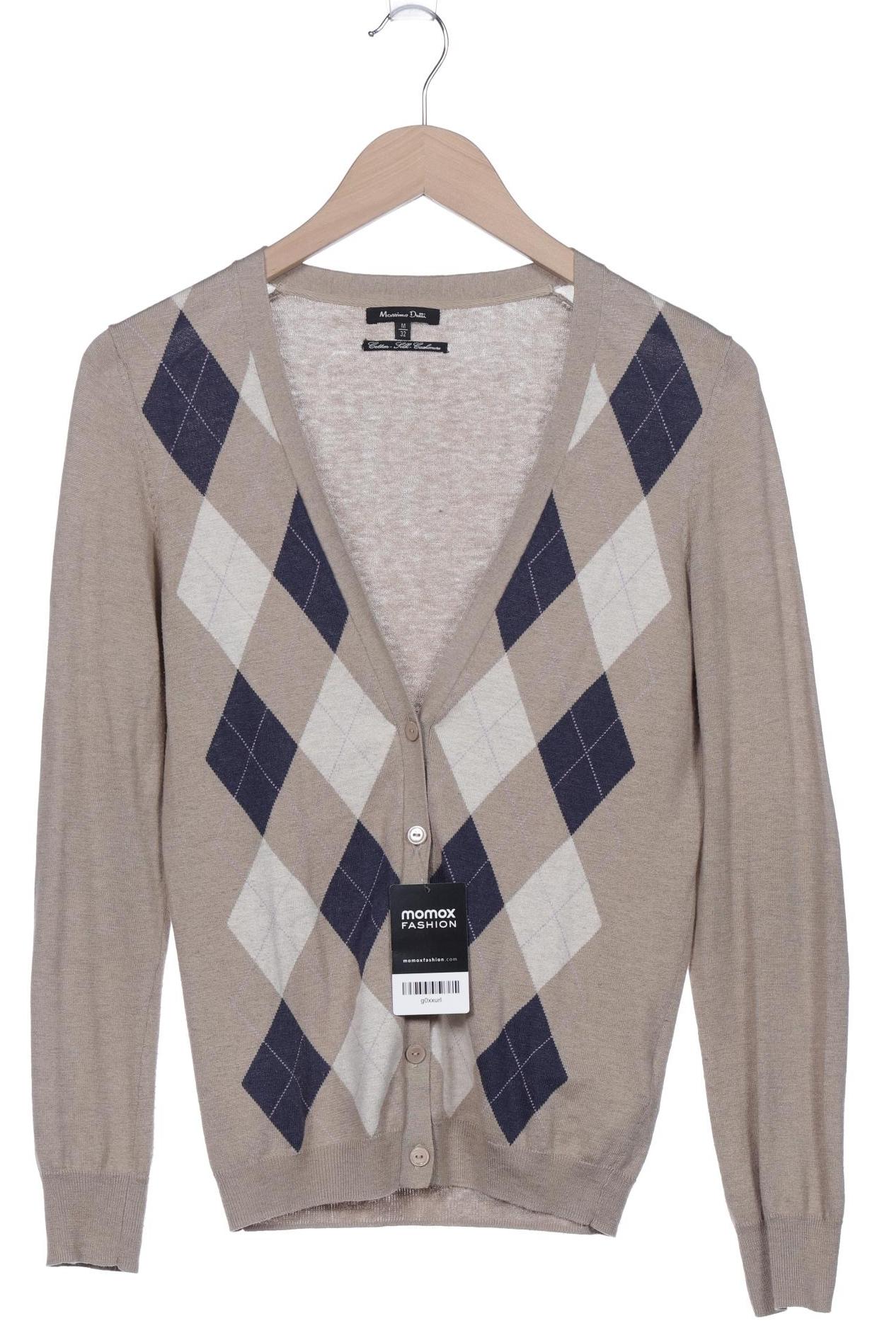 

Massimo Dutti Damen Strickjacke, beige, Gr. 38