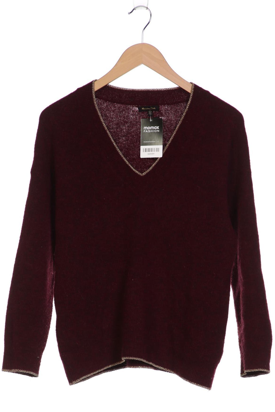 

Massimo Dutti Damen Pullover, bordeaux, Gr. 36