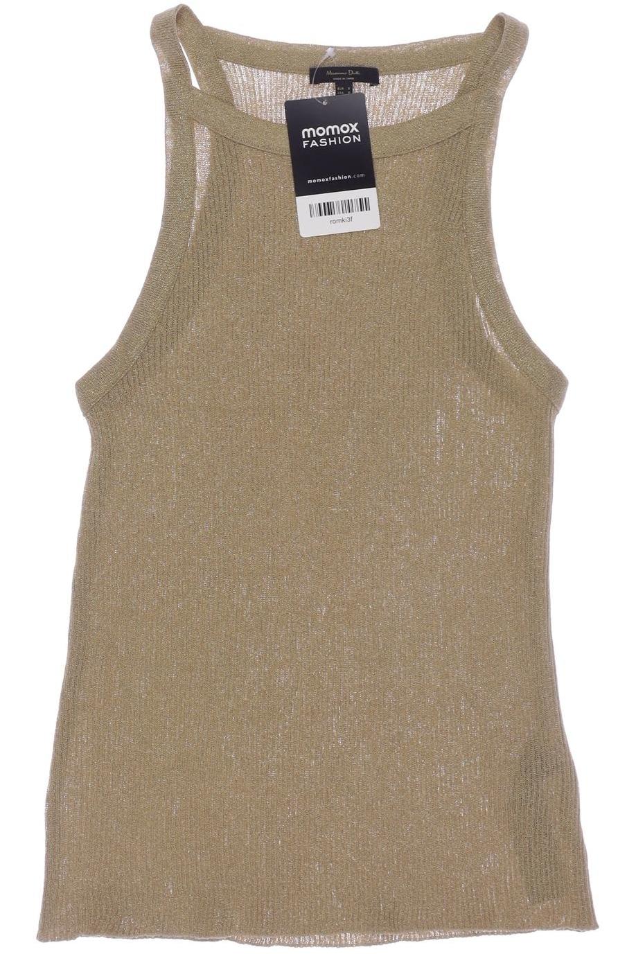 

Massimo Dutti Damen Top, gelb, Gr. 36