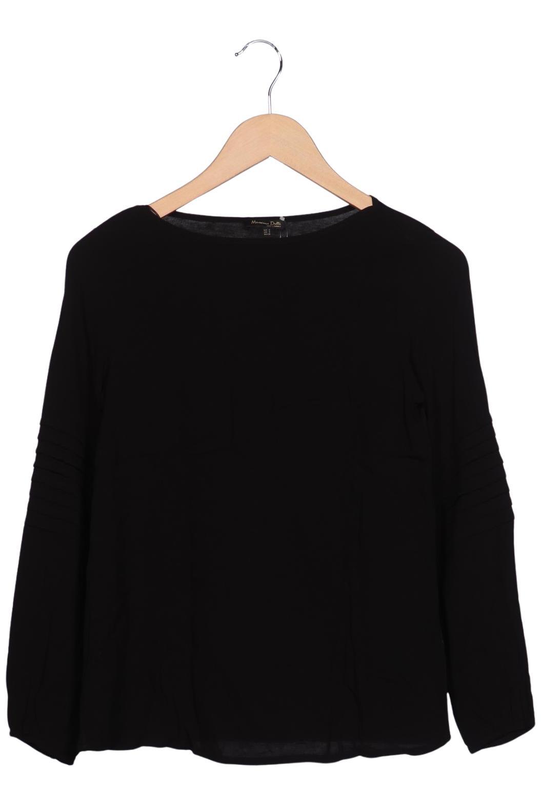

Massimo Dutti Damen Langarmshirt, schwarz, Gr. 36