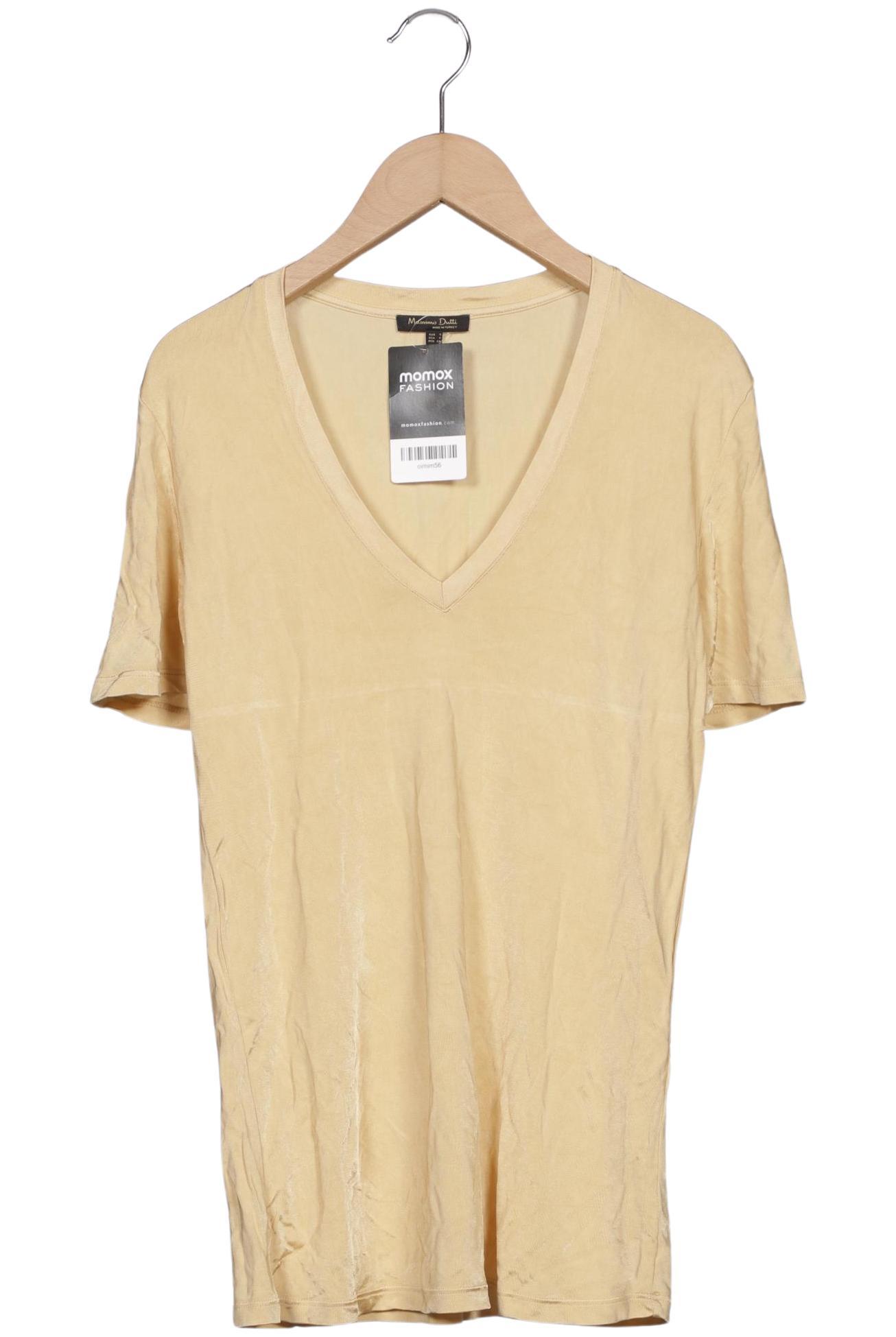 

Massimo Dutti Damen T-Shirt, beige, Gr. 36