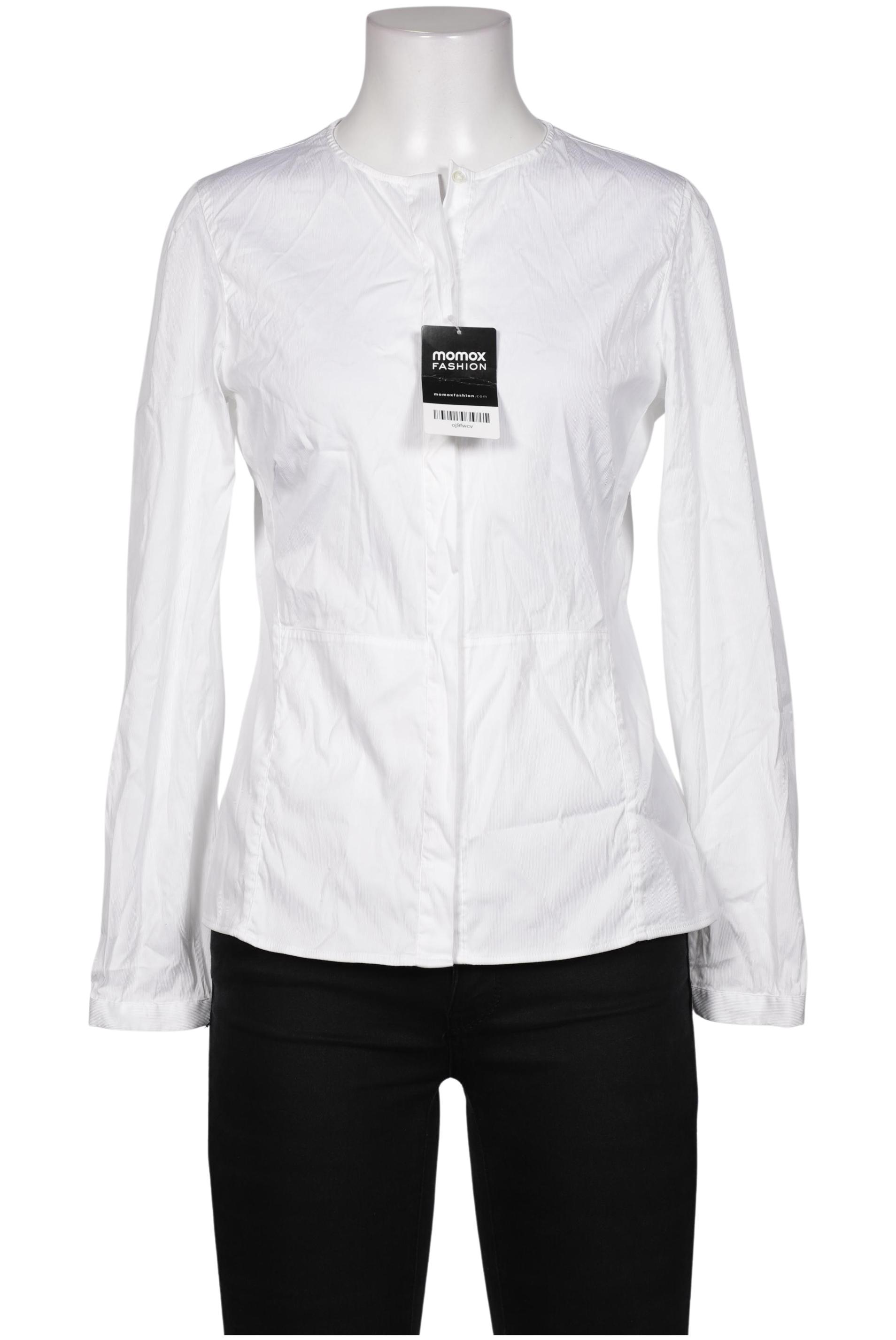 

Massimo Dutti Damen Bluse, weiß, Gr. 40