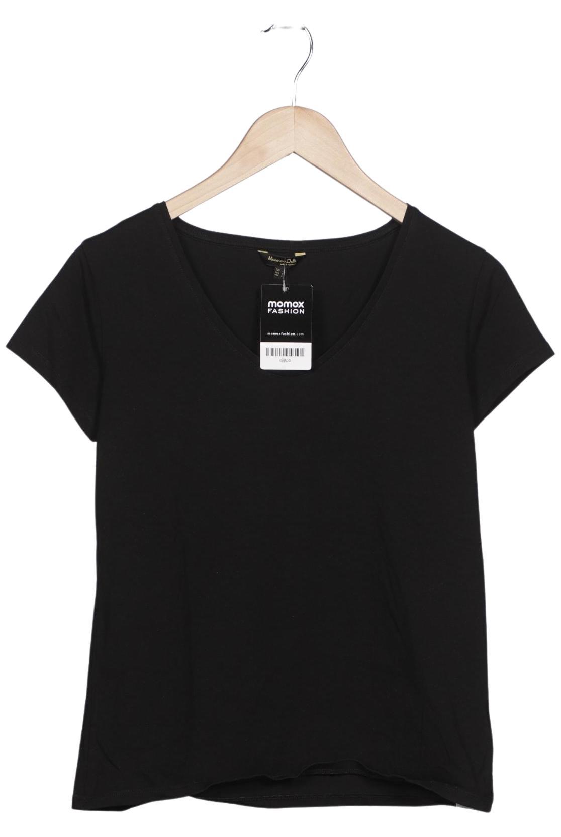 

Massimo Dutti Damen T-Shirt, schwarz, Gr. 42