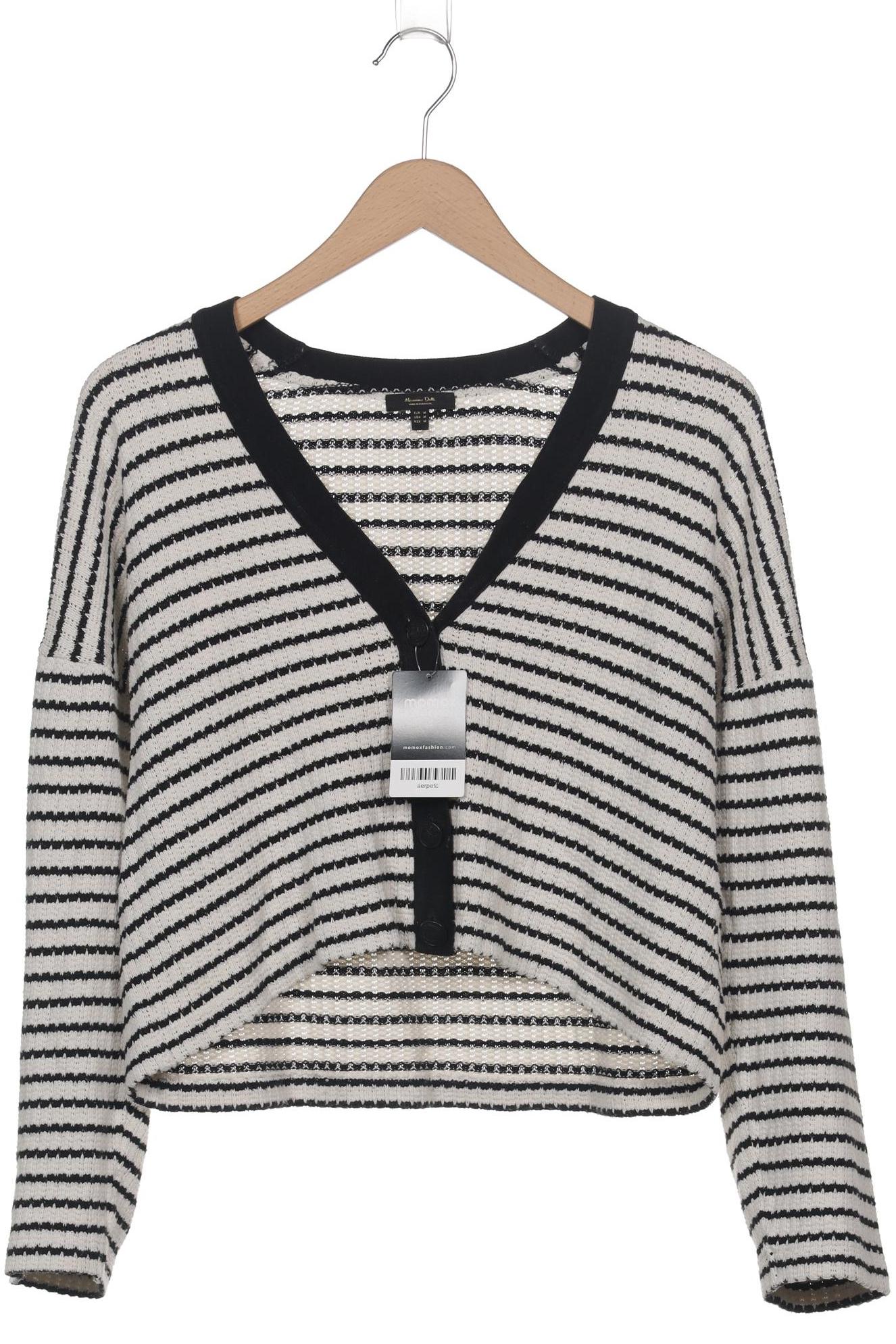 

Massimo Dutti Damen Strickjacke, cremeweiß, Gr. 38