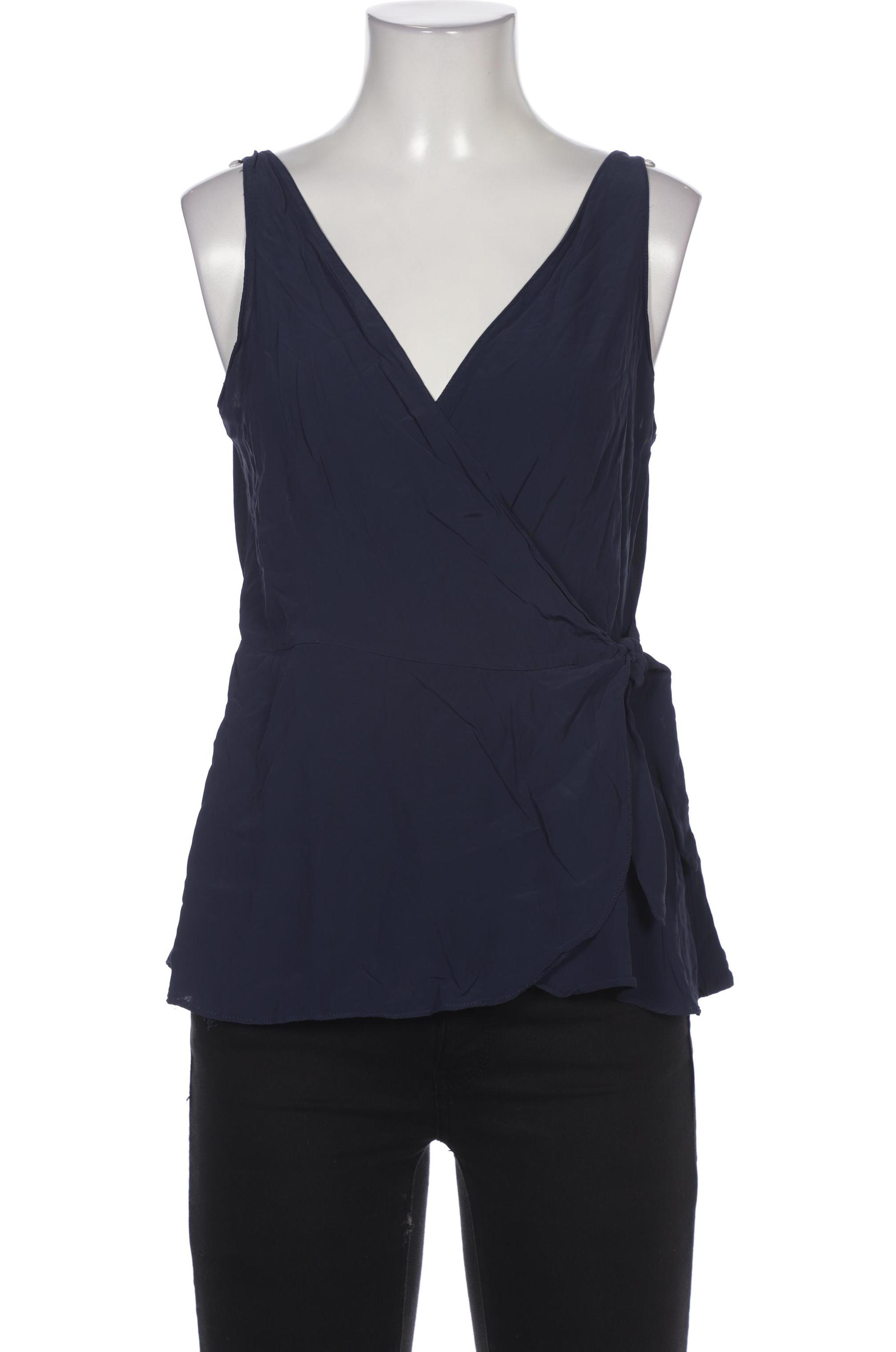 

Massimo Dutti Damen Bluse, marineblau, Gr. 38