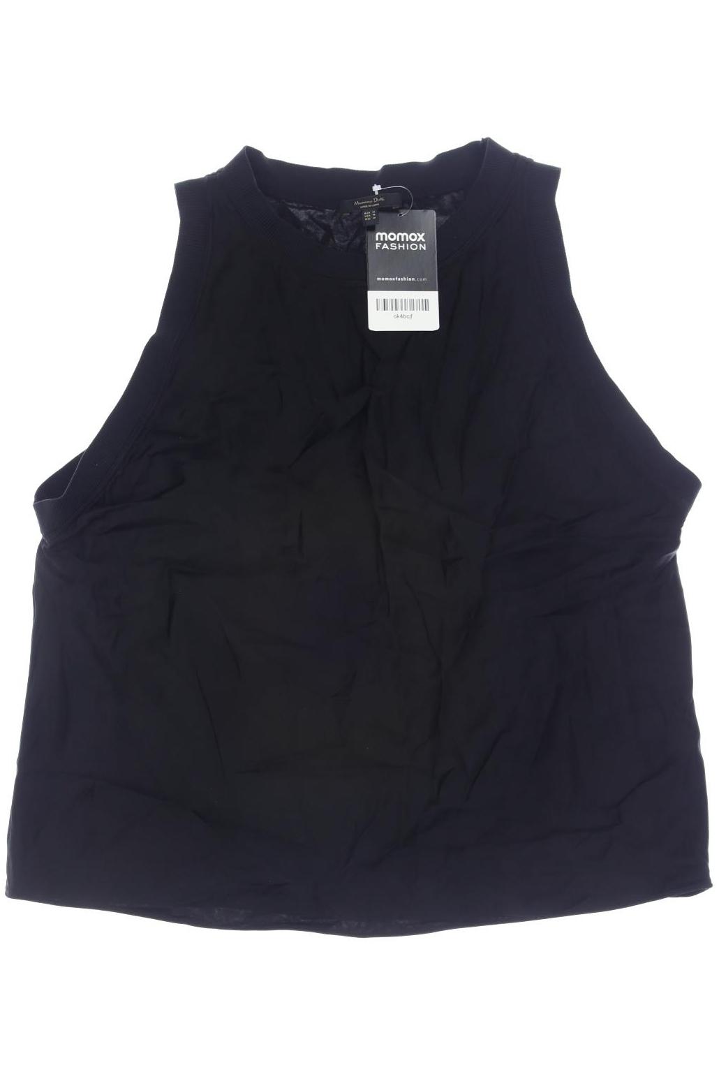 

Massimo Dutti Damen Top, schwarz, Gr. 38