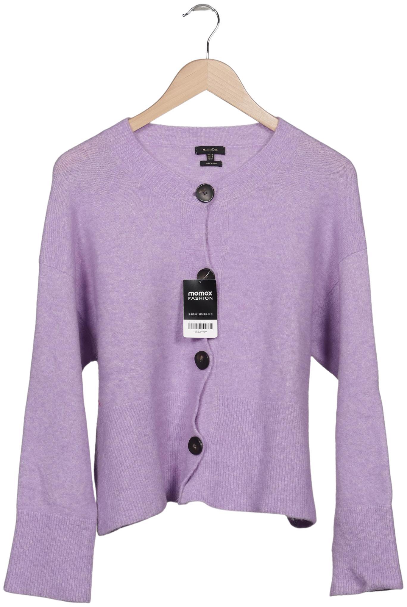 

Massimo Dutti Damen Strickjacke, flieder, Gr. 36