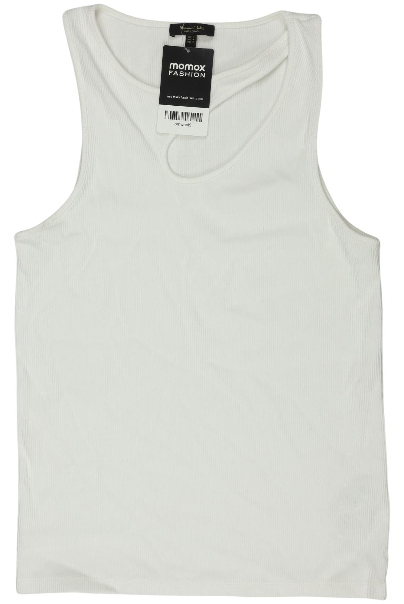 

Massimo Dutti Damen Top, weiß, Gr. 38