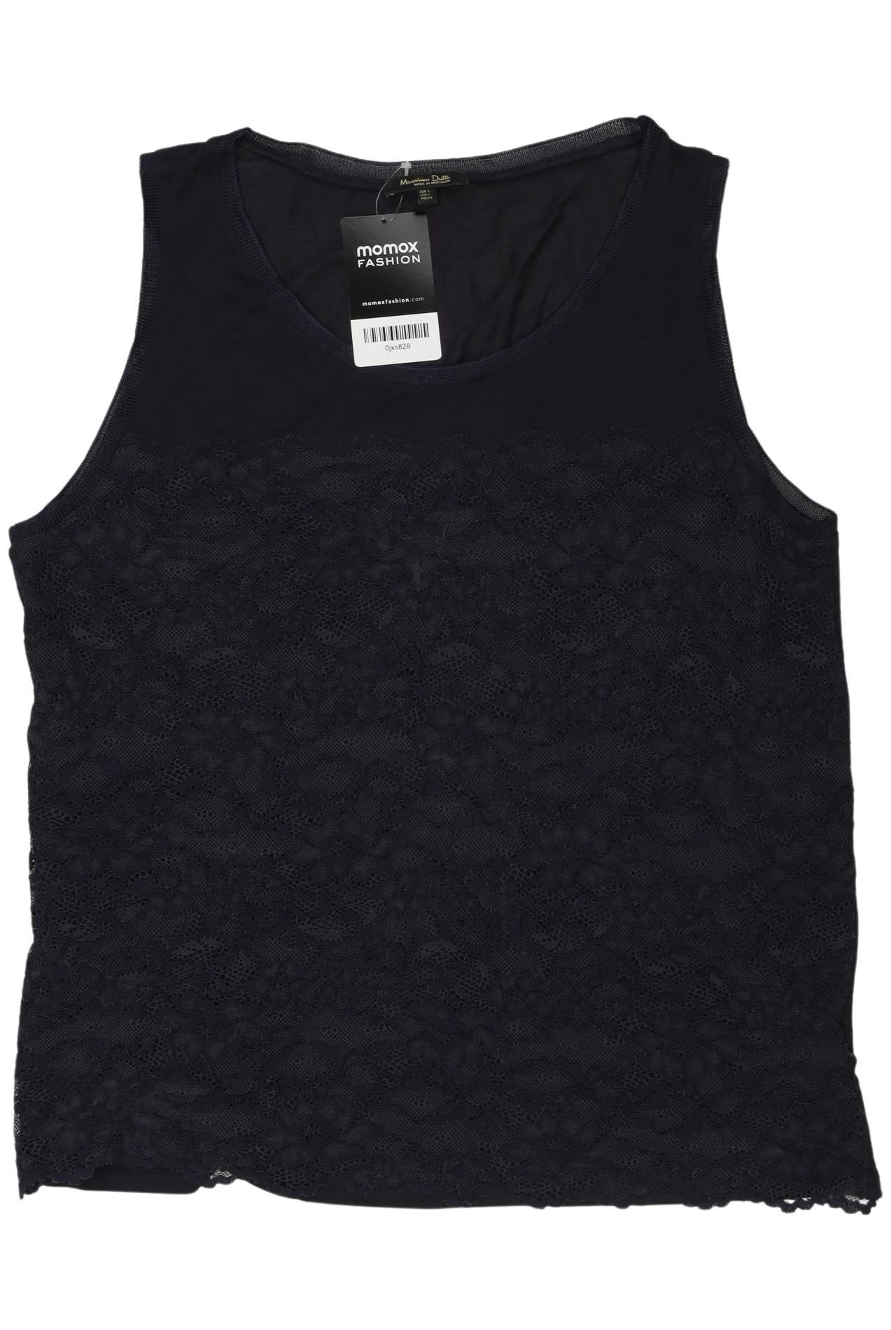 

Massimo Dutti Damen Top, marineblau, Gr. 42