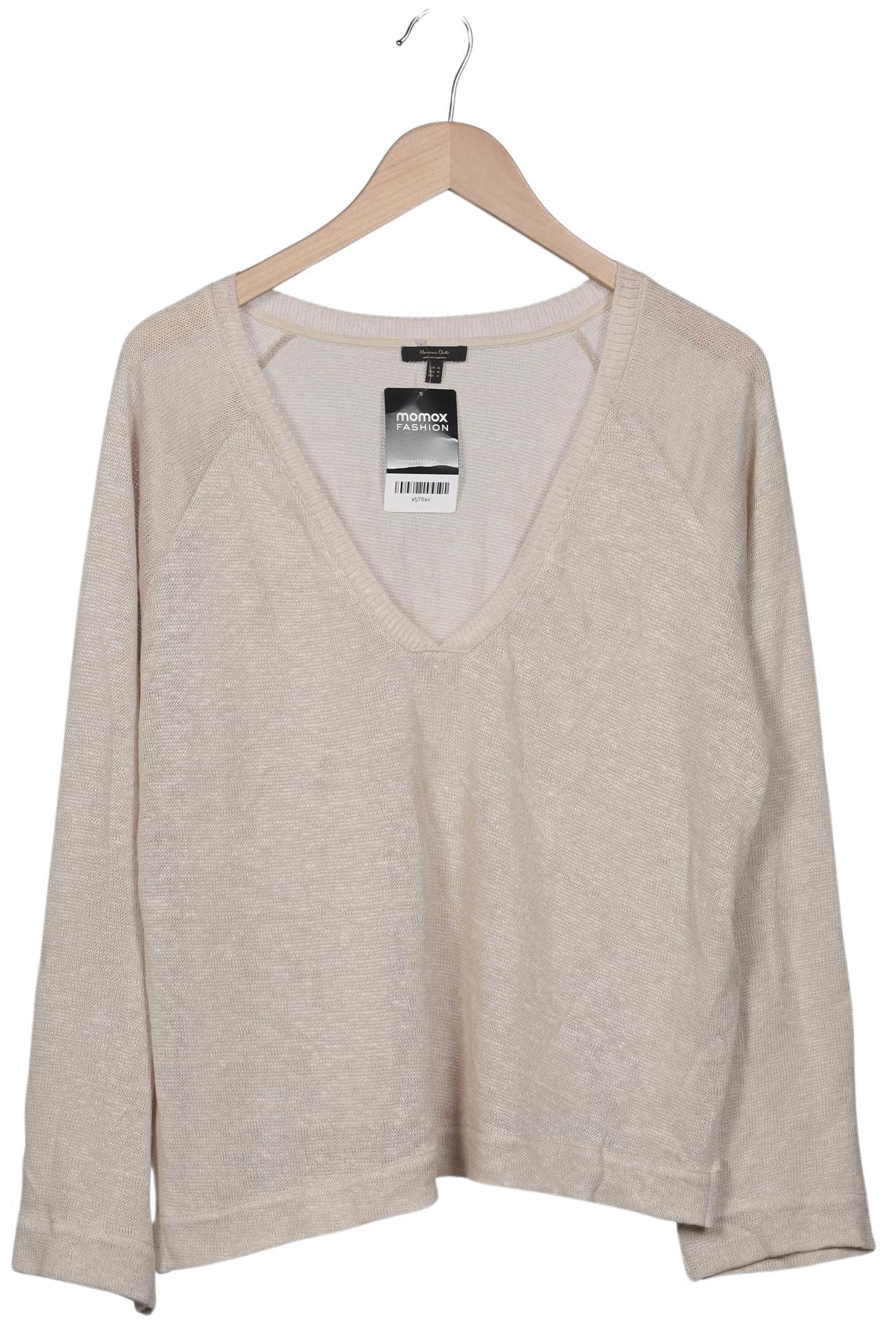 

Massimo Dutti Damen Pullover, beige, Gr. 38