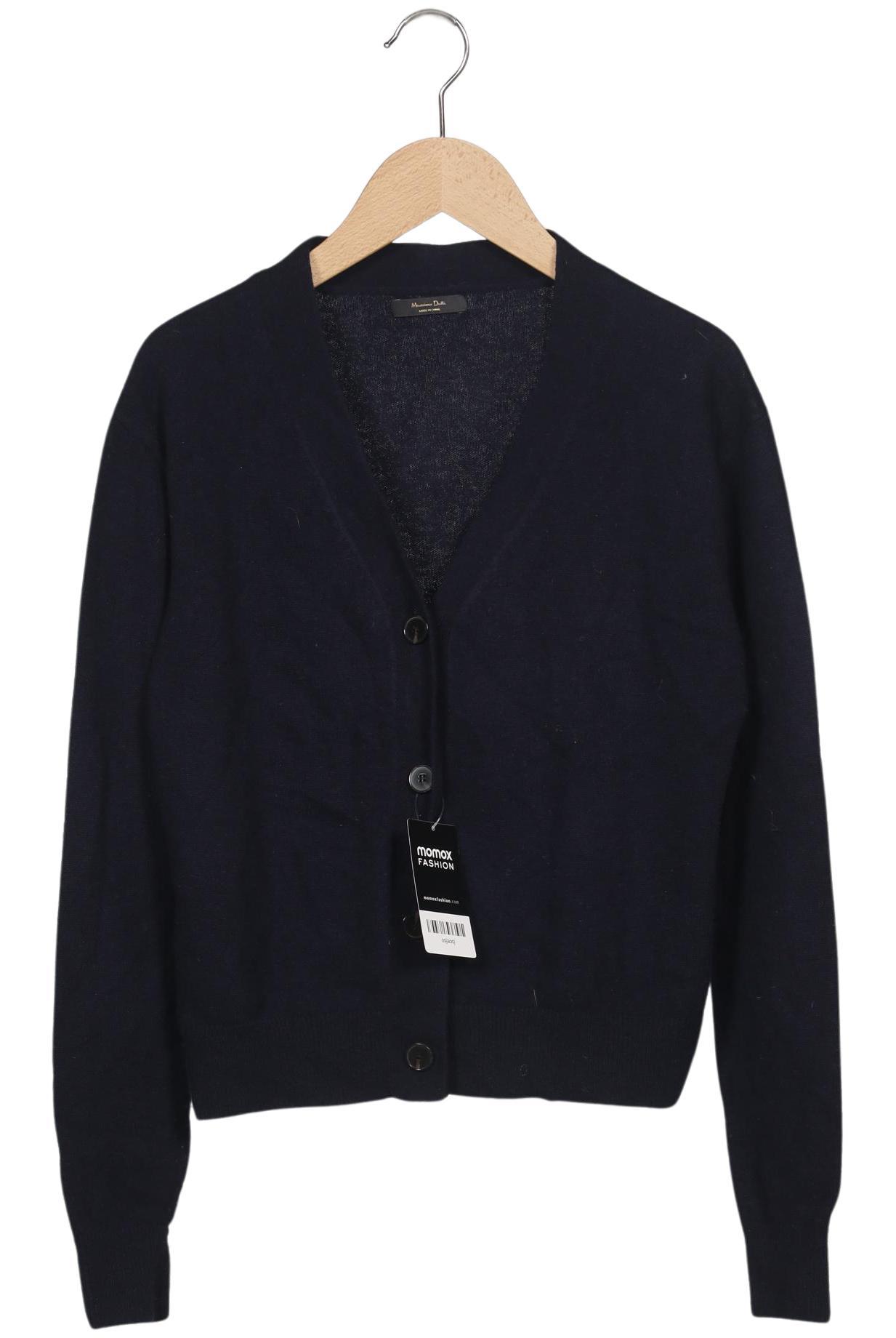 

Massimo Dutti Damen Strickjacke, marineblau, Gr. 36