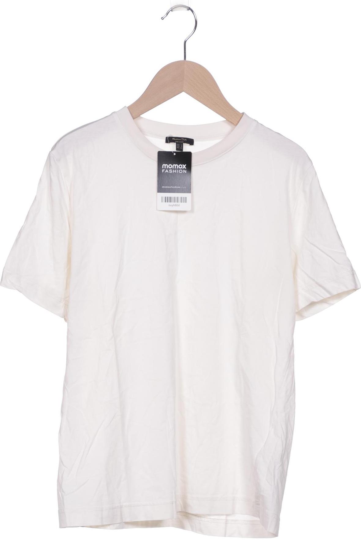 

Massimo Dutti Damen T-Shirt, cremeweiß