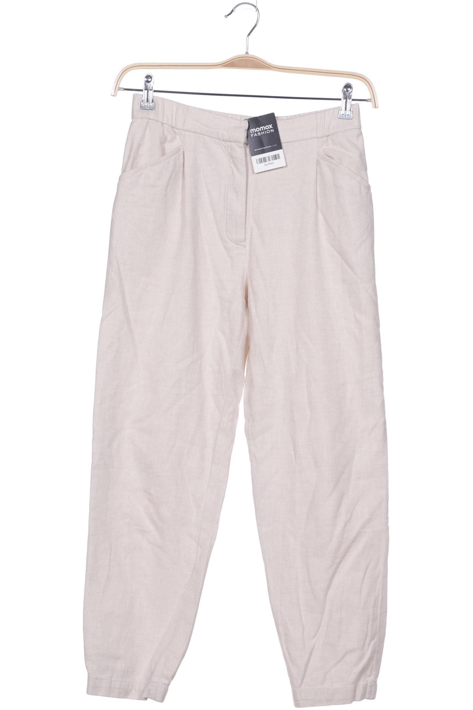 

Massimo Dutti Damen Stoffhose, cremeweiß, Gr. 36