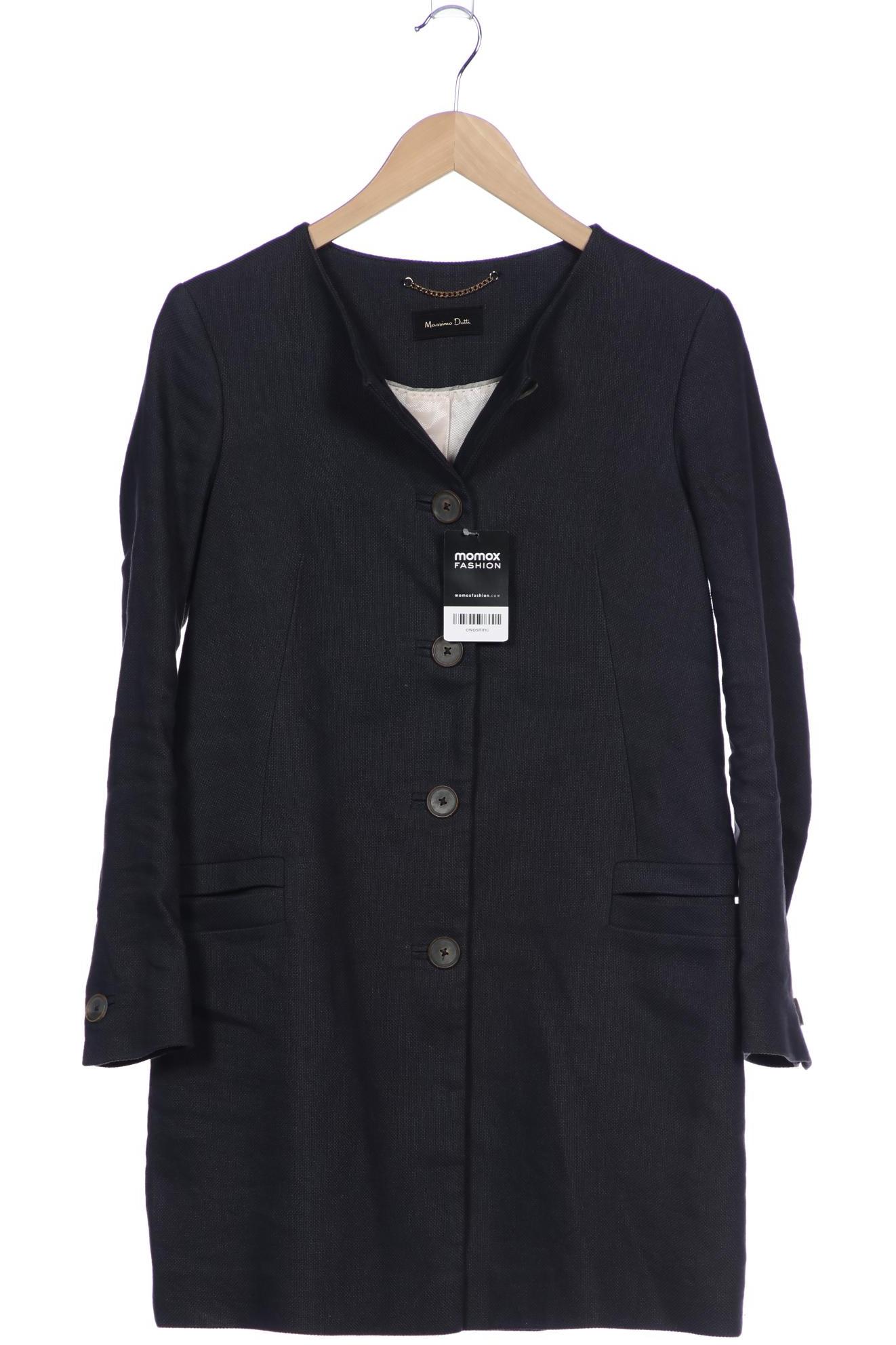 

Massimo Dutti Damen Mantel, marineblau, Gr. 36