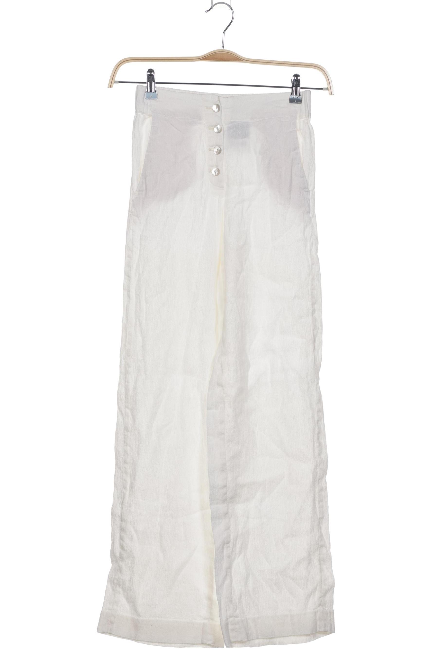 

Massimo Dutti Damen Stoffhose, weiß, Gr. 34