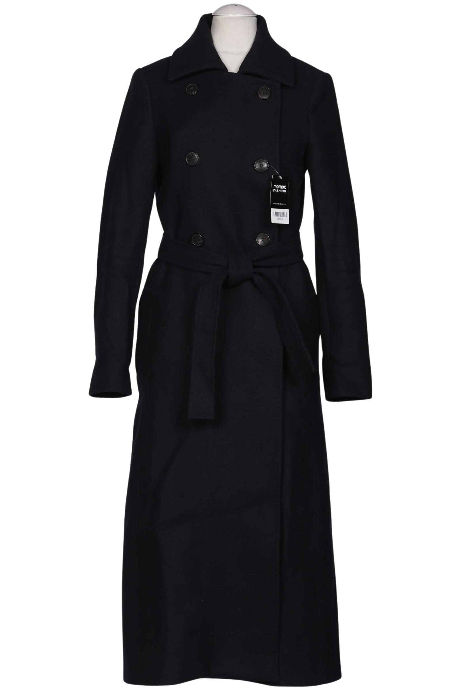 

Massimo Dutti Damen Mantel, marineblau, Gr. 34