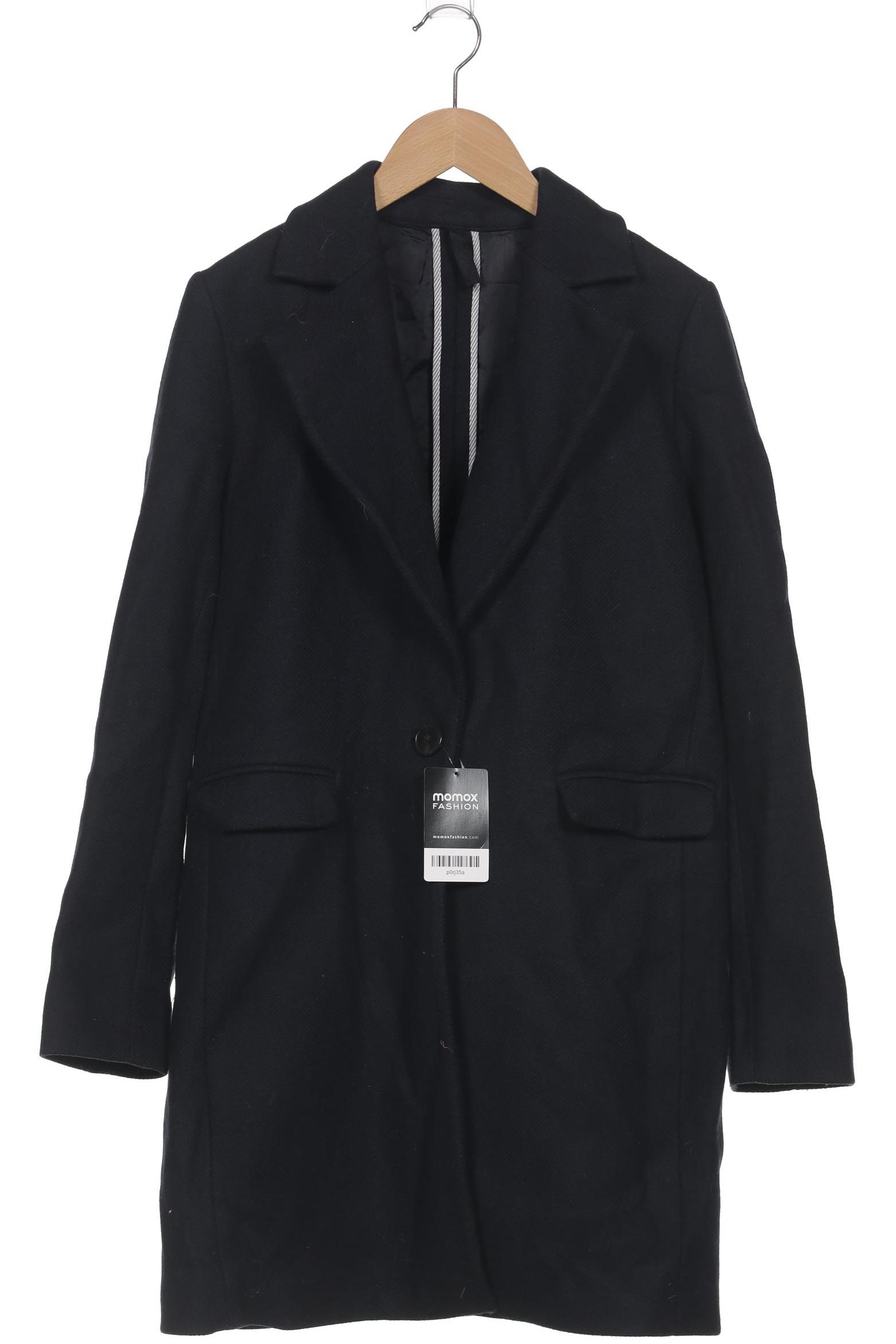 

Massimo Dutti Damen Mantel, marineblau, Gr. 36