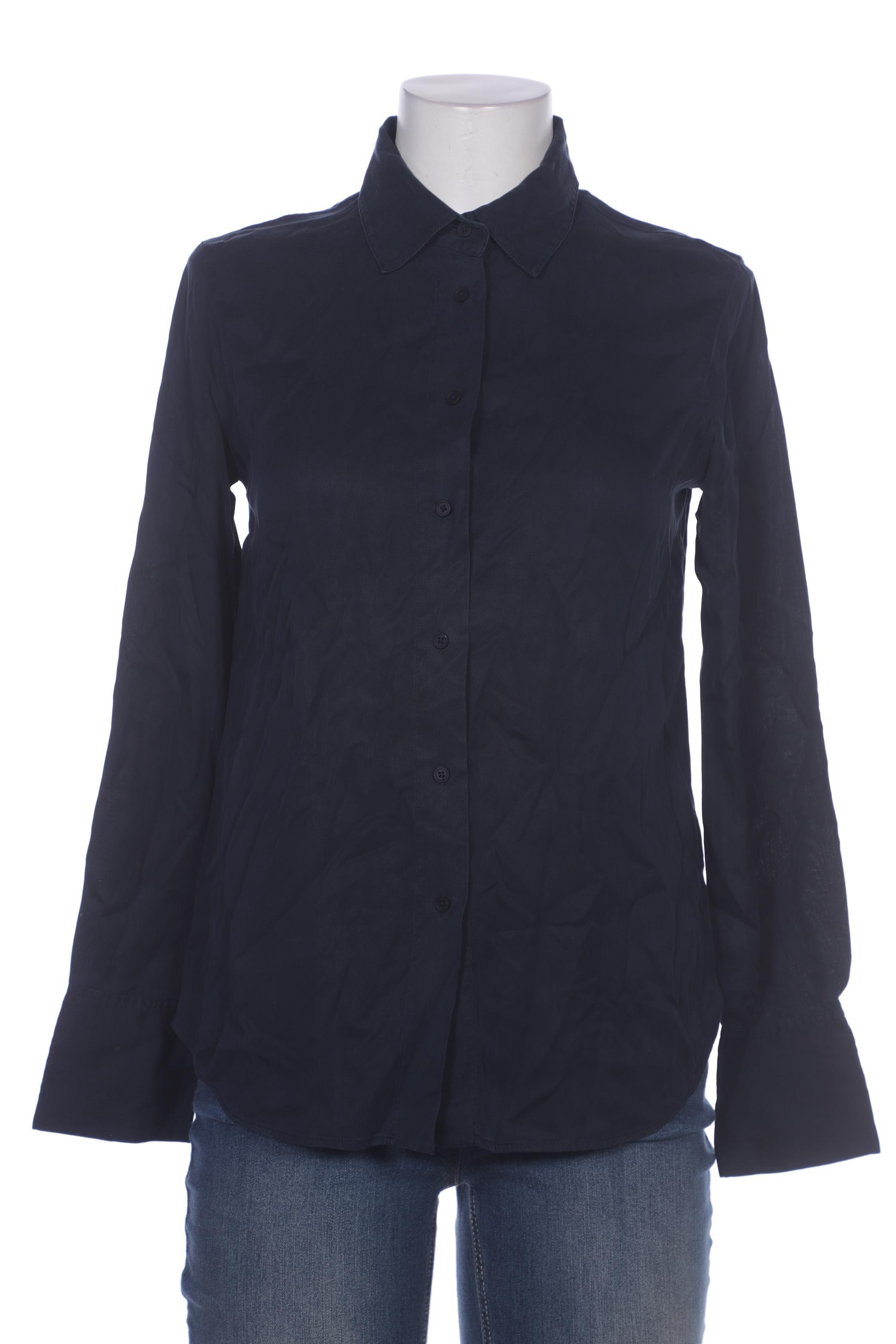 

Massimo Dutti Damen Bluse, marineblau, Gr. 36
