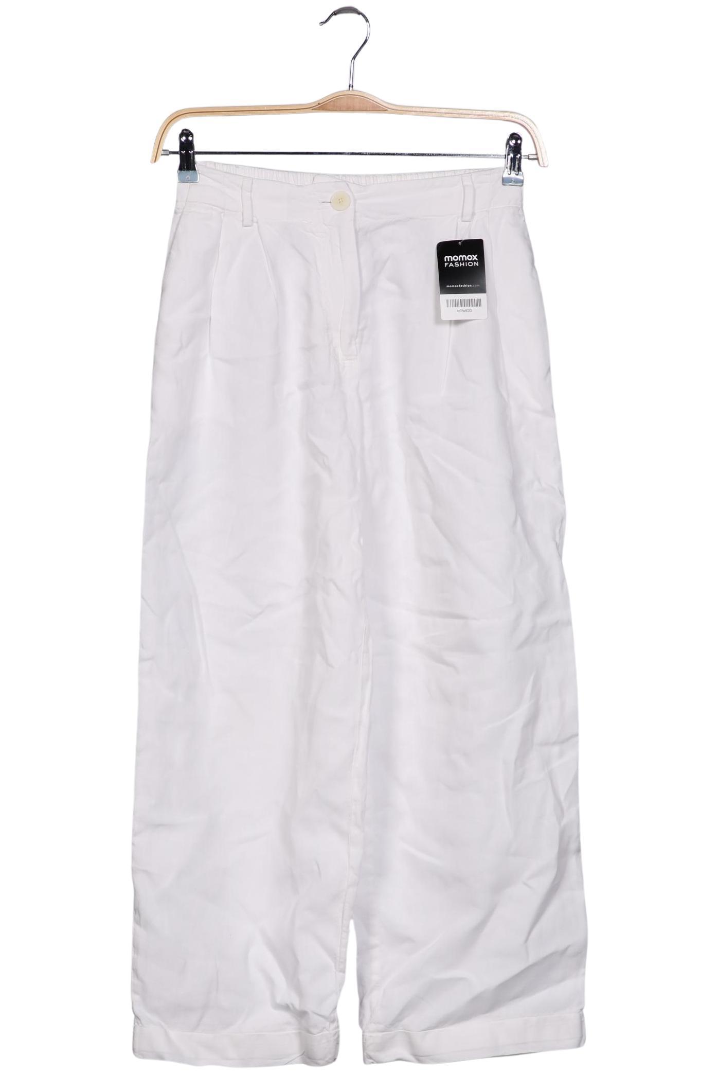 

Massimo Dutti Damen Stoffhose, weiß, Gr. 36