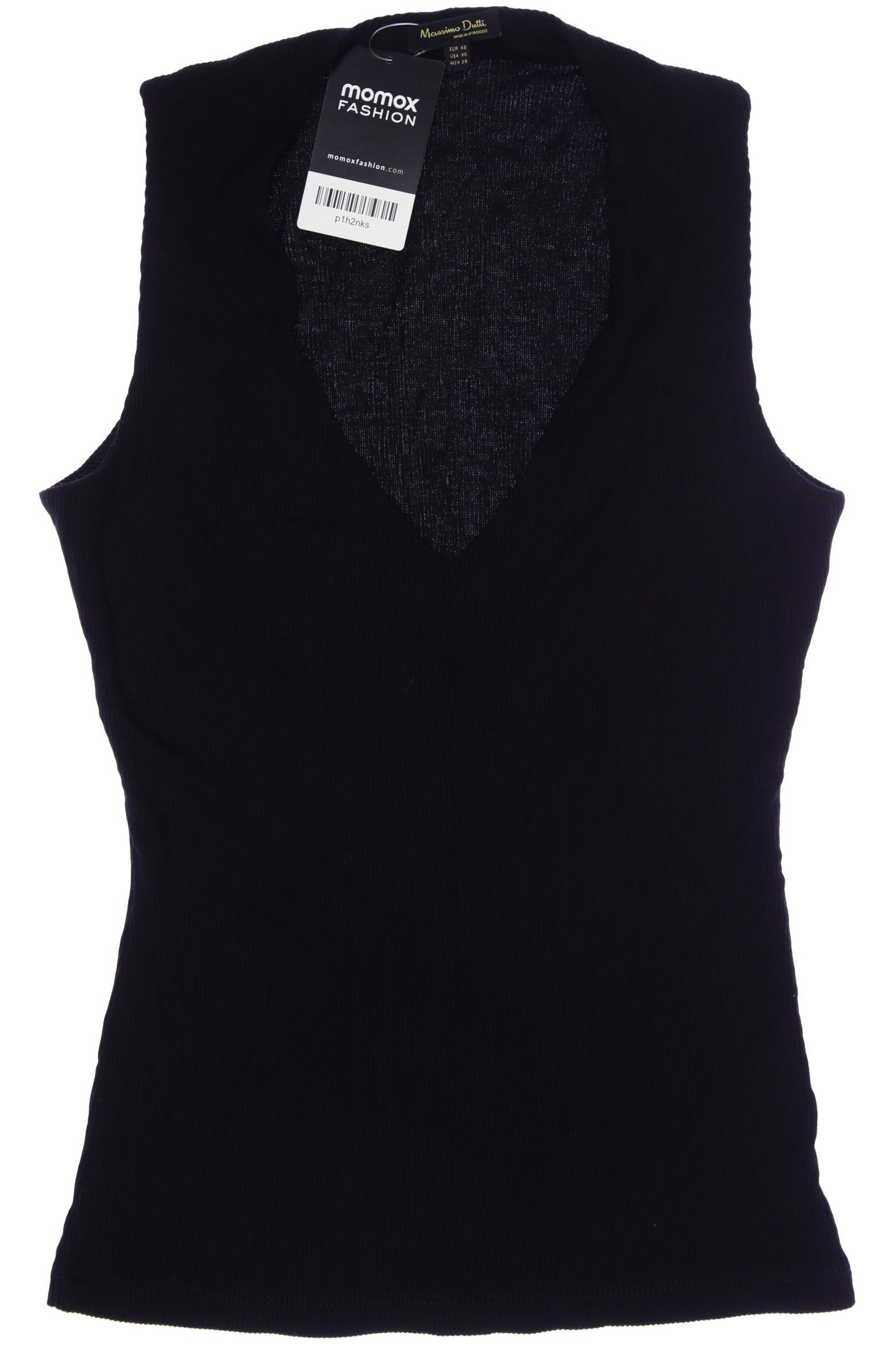 

Massimo Dutti Damen Top, schwarz