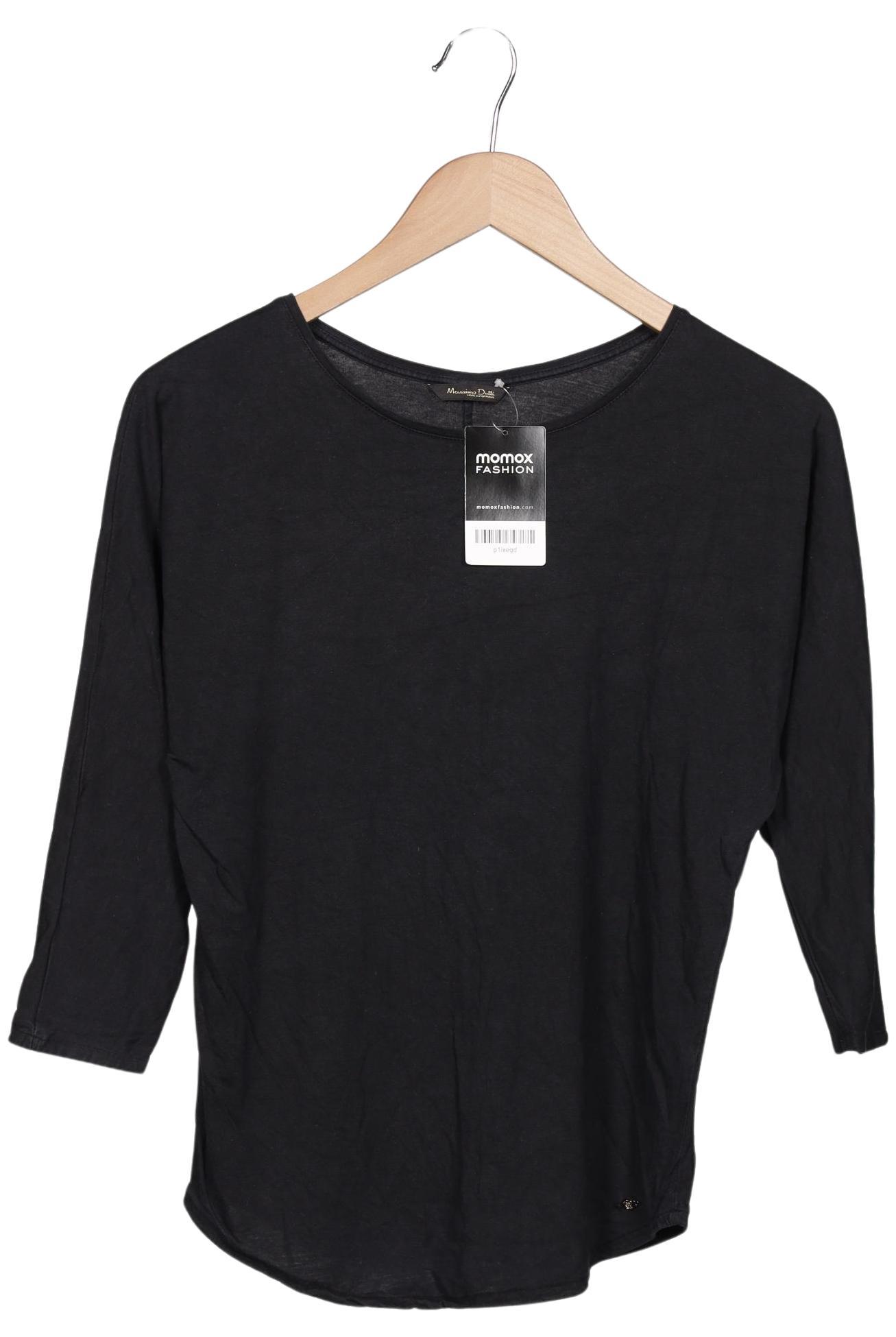 

Massimo Dutti Damen Langarmshirt, schwarz, Gr. 36