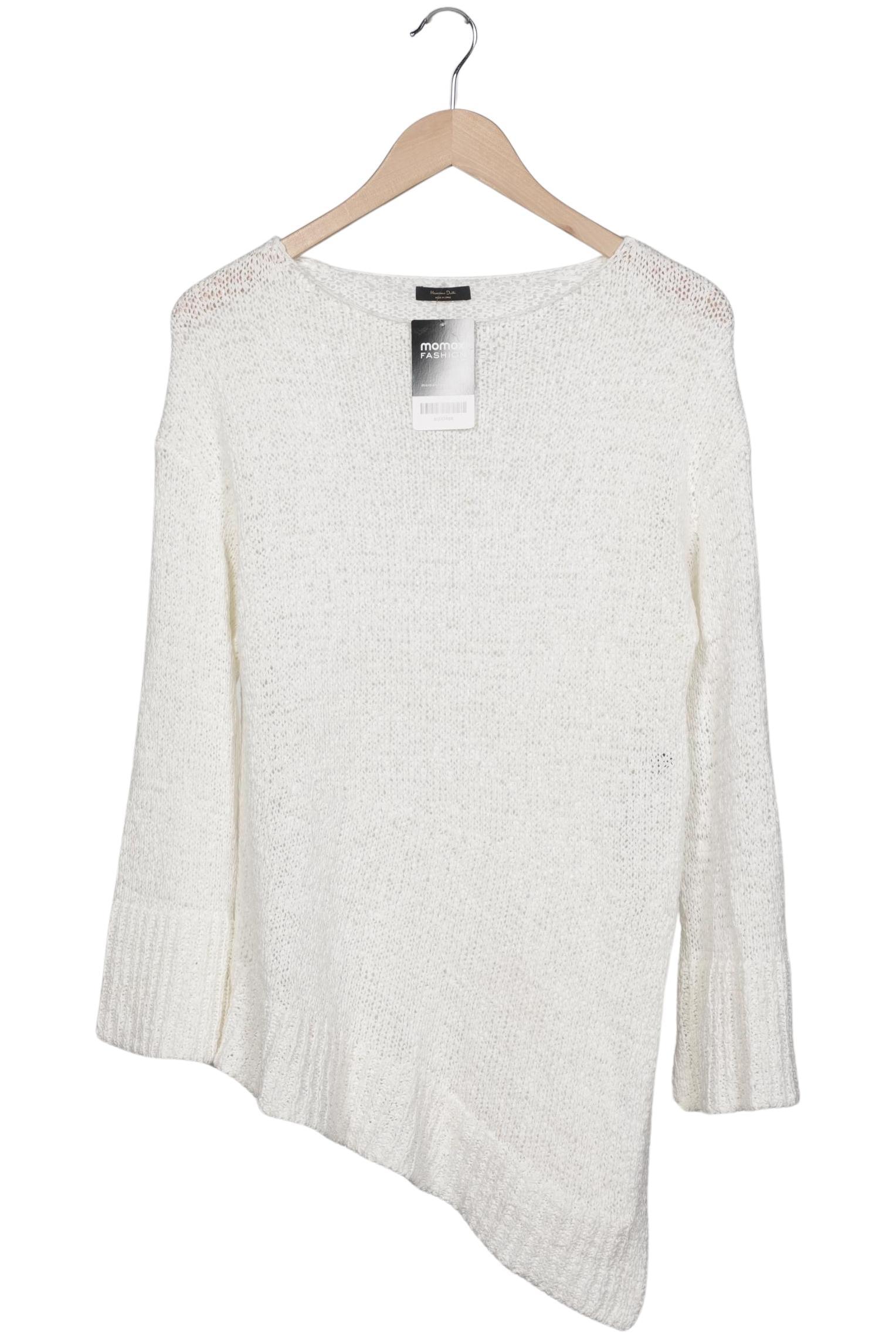 

Massimo Dutti Damen Pullover, cremeweiß, Gr. 34