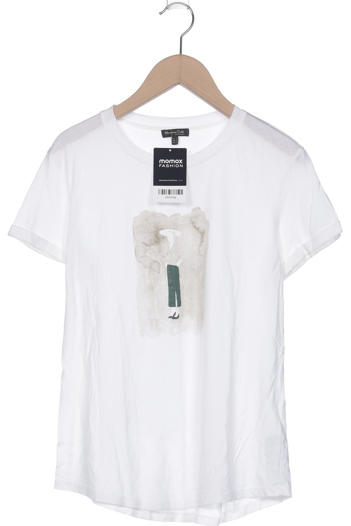

Massimo Dutti Damen T-Shirt, weiß, Gr. 36